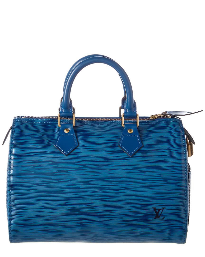 Louis Vuitton Blue Epi Leather Speedy 25 in Blue - Lyst
