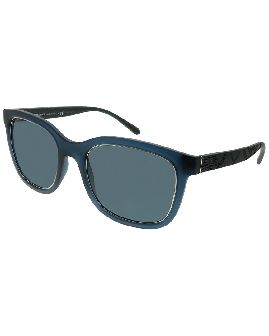 burberry sunglasses blue frame