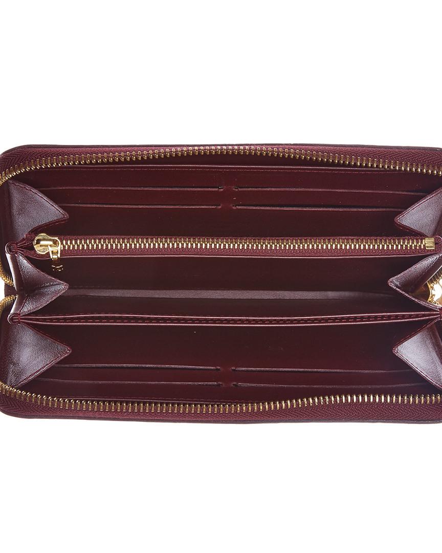 Louis Vuitton Griotte Monogram Vernis Leather Zippy Wallet in Purple - Lyst