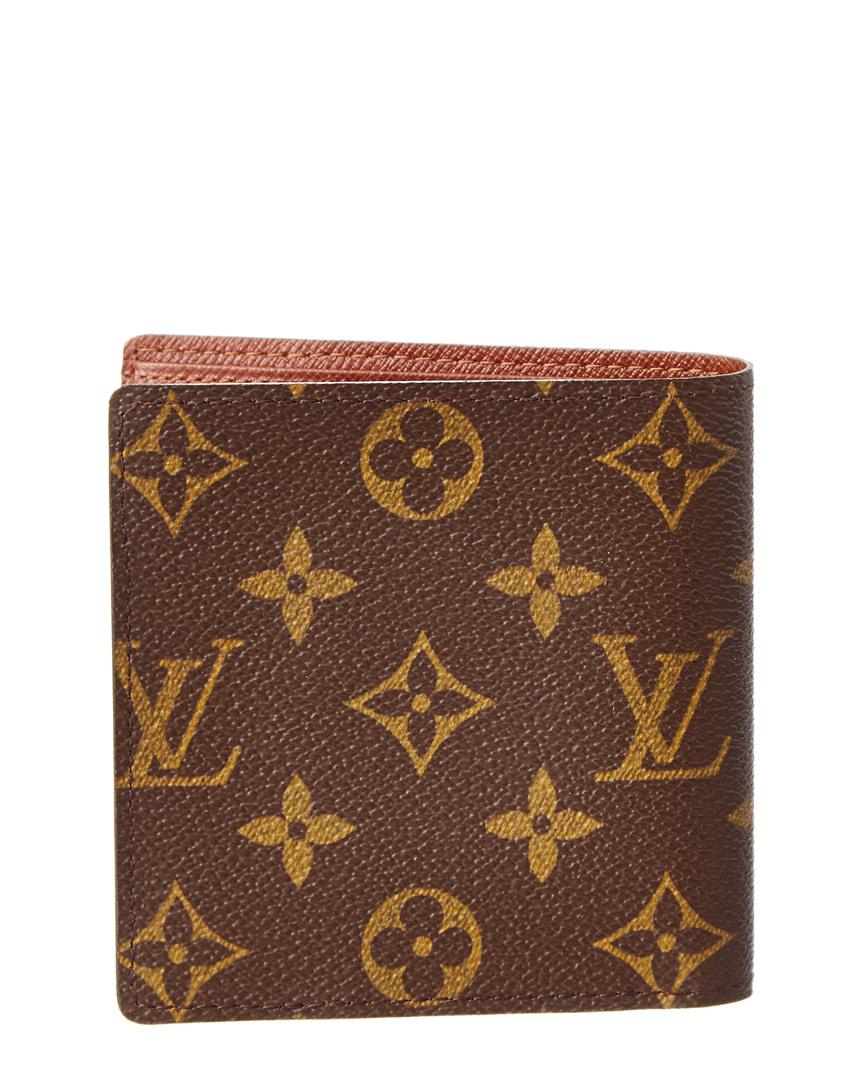 Lyst - Louis Vuitton Pre-Owned Marco Monogram Canvas Wallet in Brown for Men
