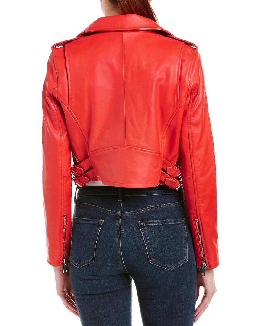 Lyst Walter Baker Liz Leather Moto Jacket Gallery