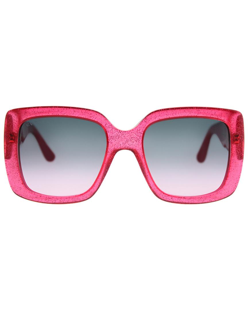 Gucci Gg0141s 53mm Sunglasses In Pink Lyst