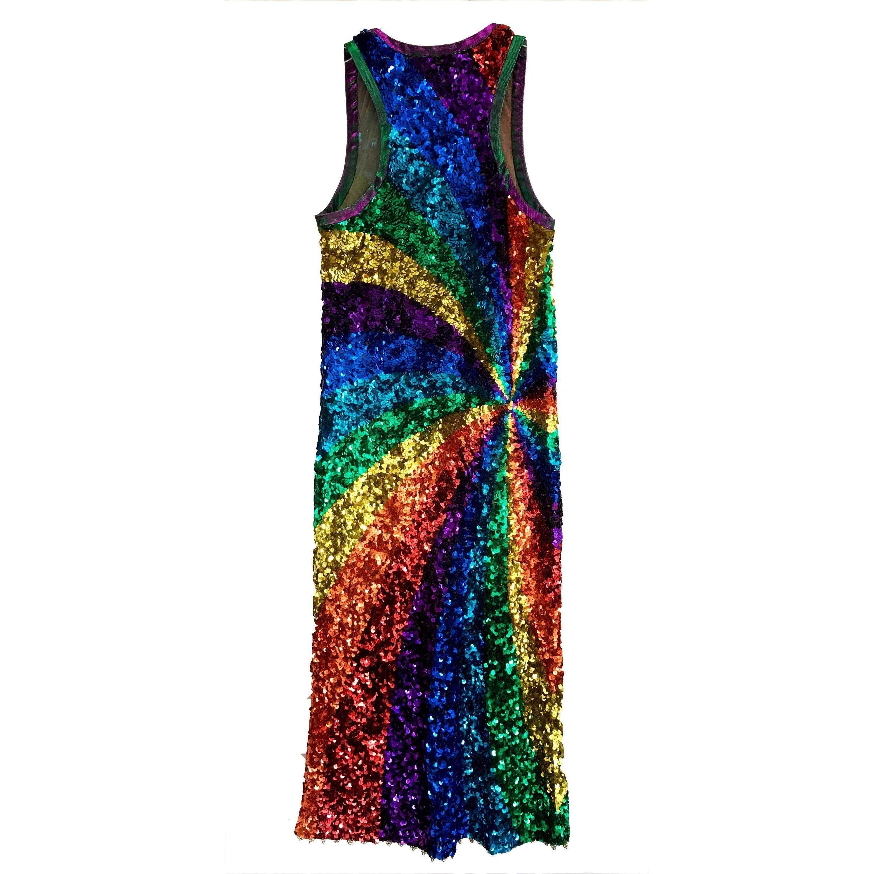 Vestido Arora De Lentejuelas Manish Rainbow Runway Lyst VUqzMpGLS