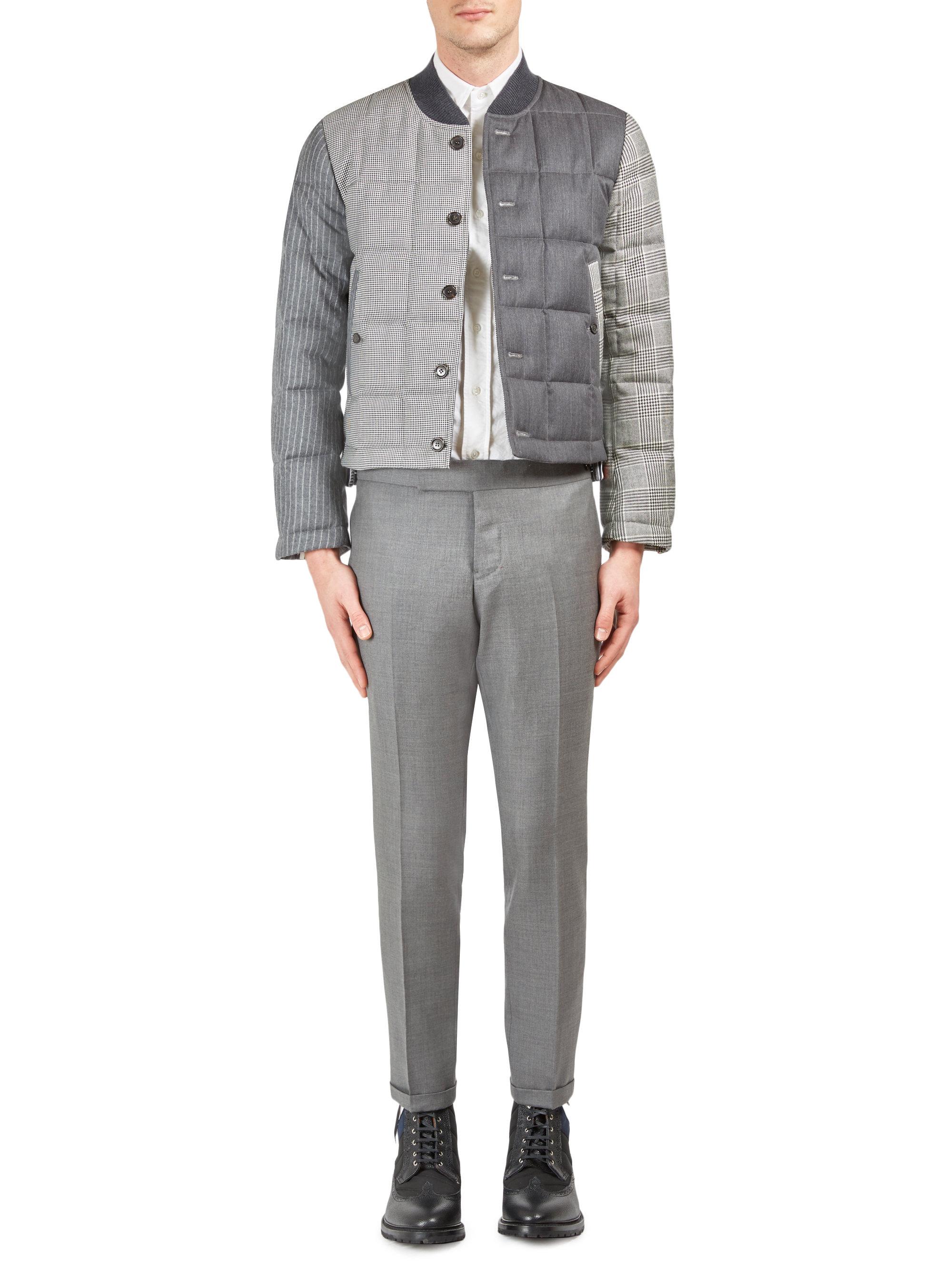 Lyst - Thom Browne Downfilled Puffer Jacket in Gray for Men