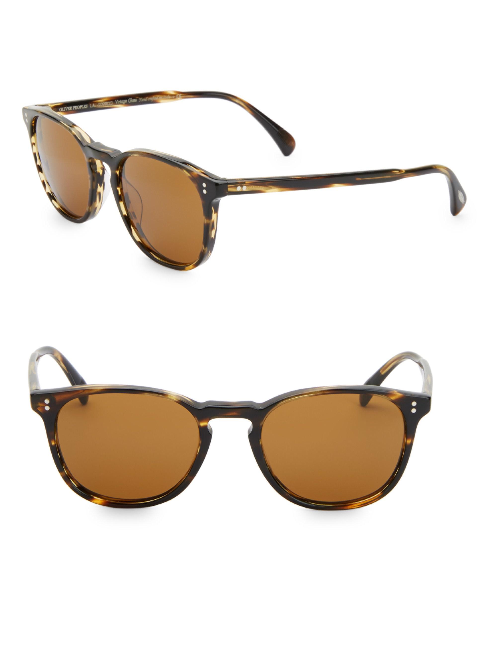 Lyst Oliver Peoples Finley Esquire 51mm Round Sunglasses for Men