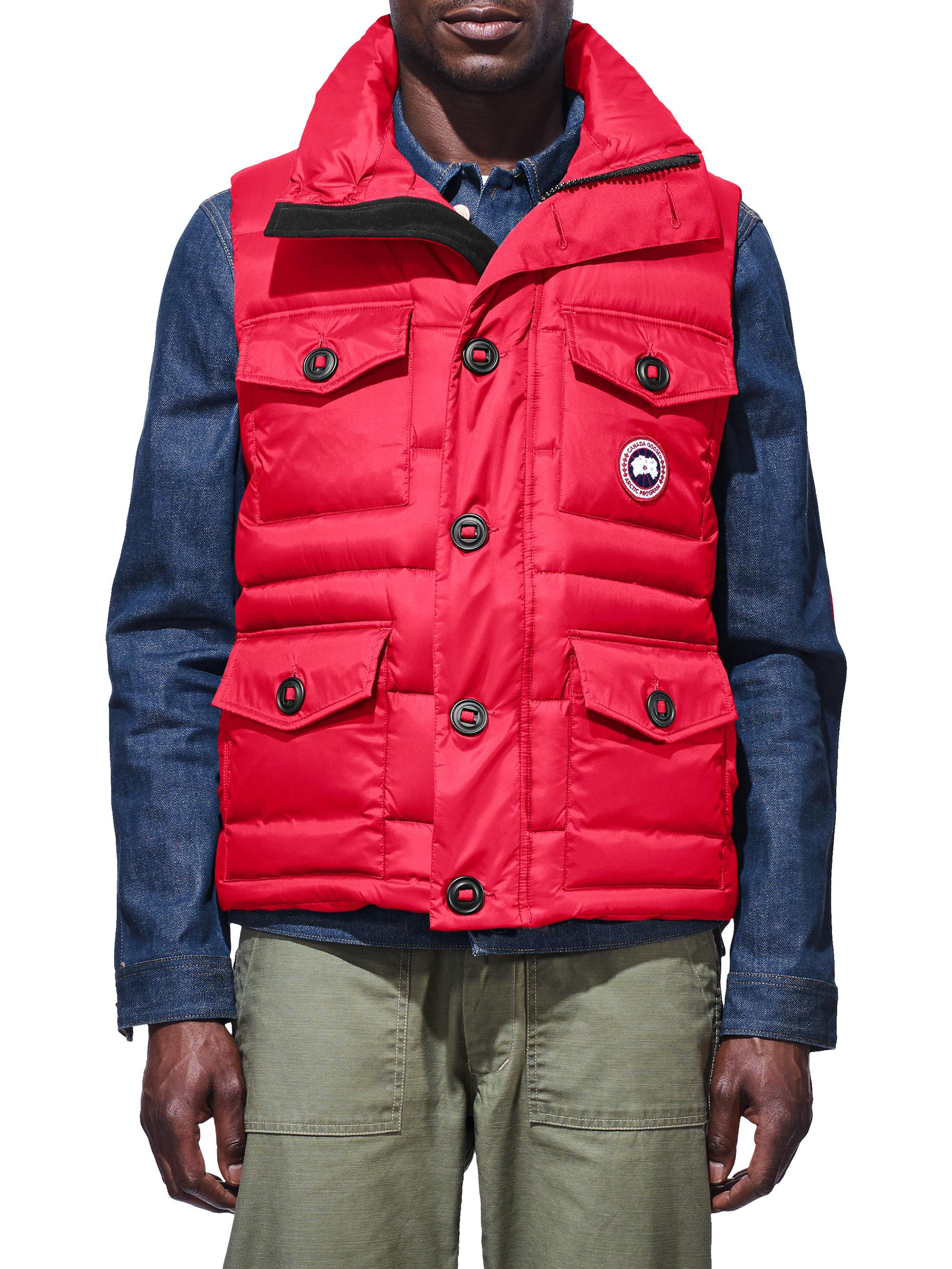 canada goose garson vest red canada goose garson vest red