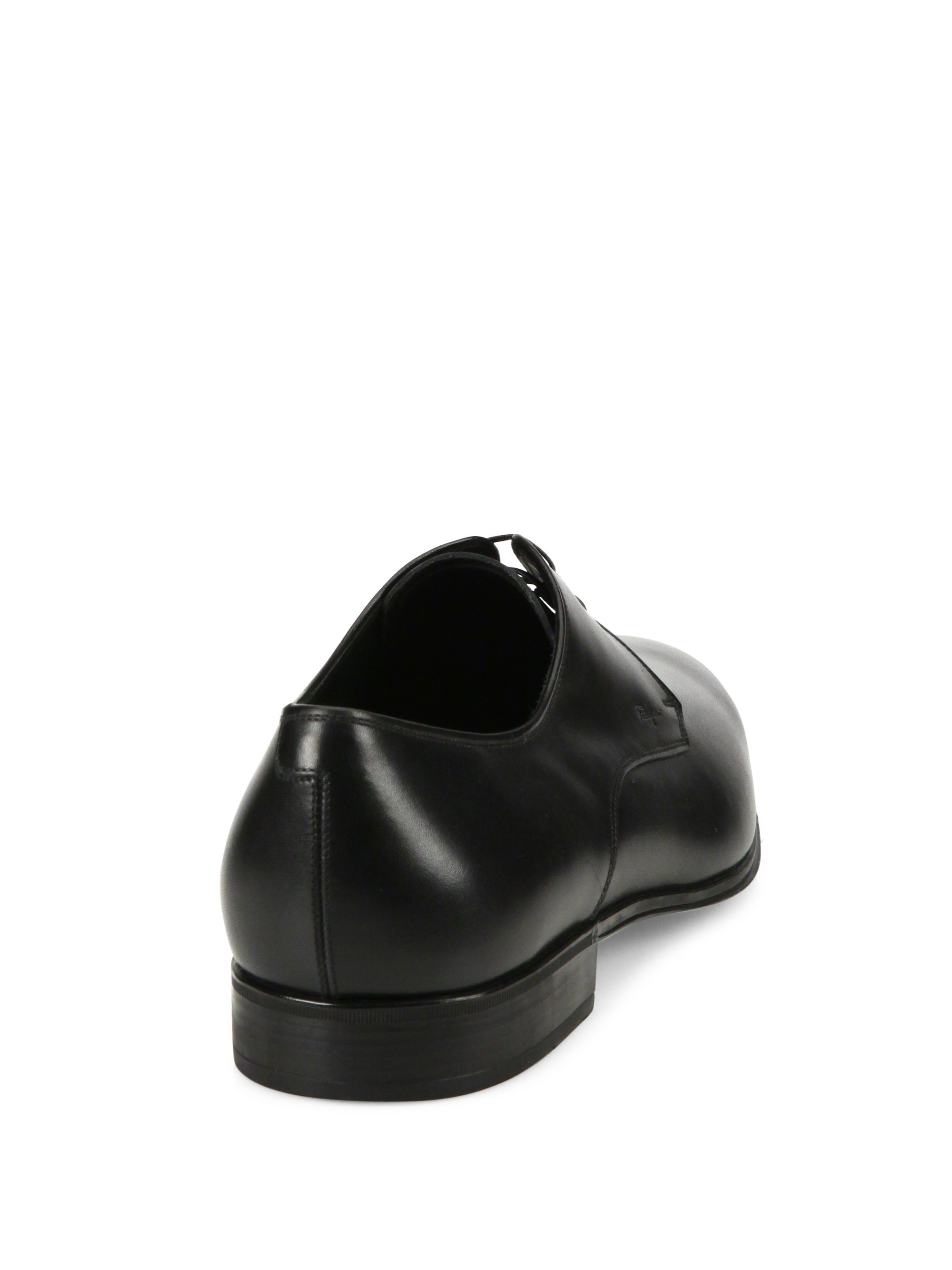 Lyst - Ferragamo Fortunato Leather Derby Shoes for Men