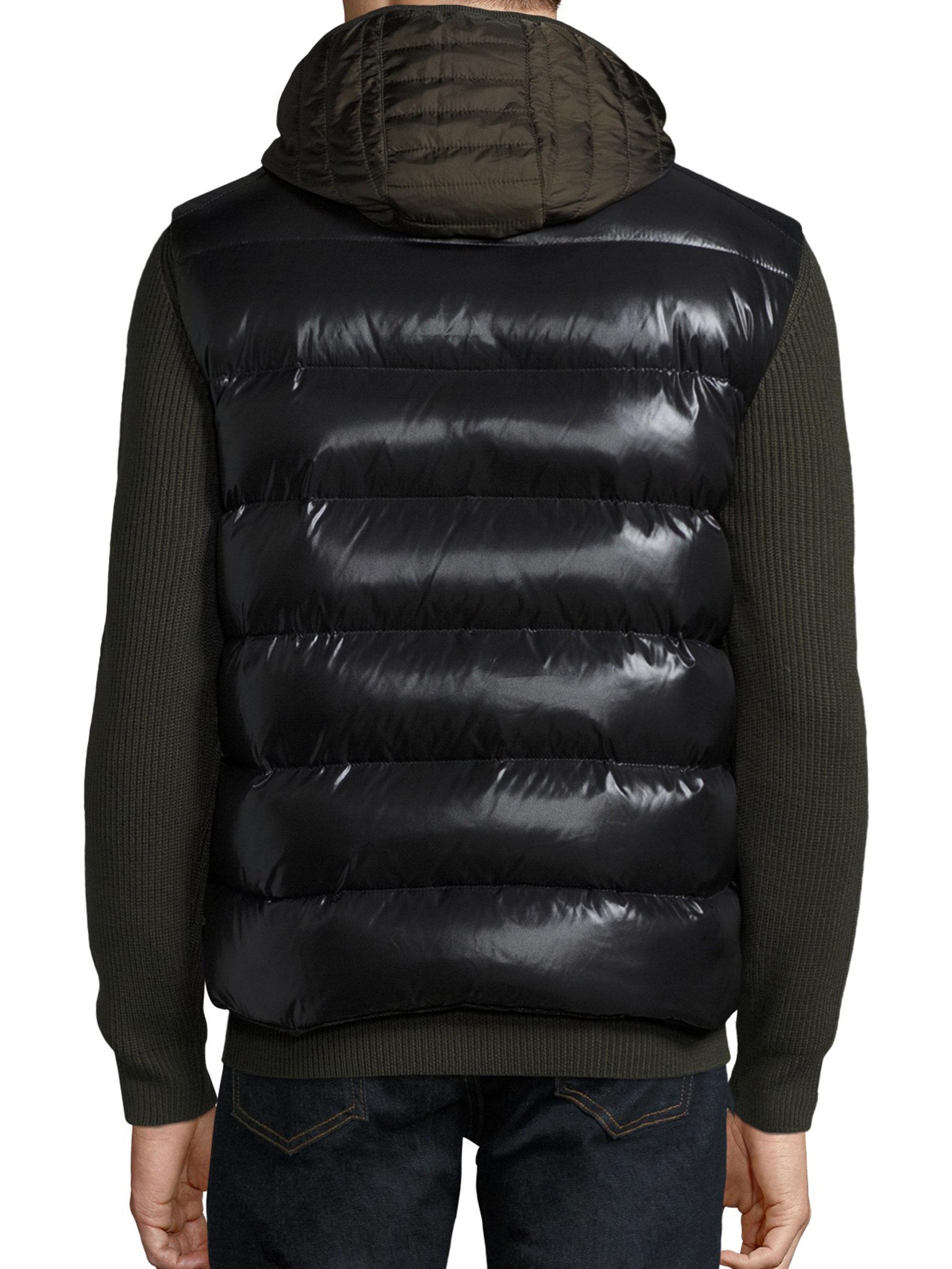 Lyst - Moncler Tib Down Puffer Vest in Black for Men