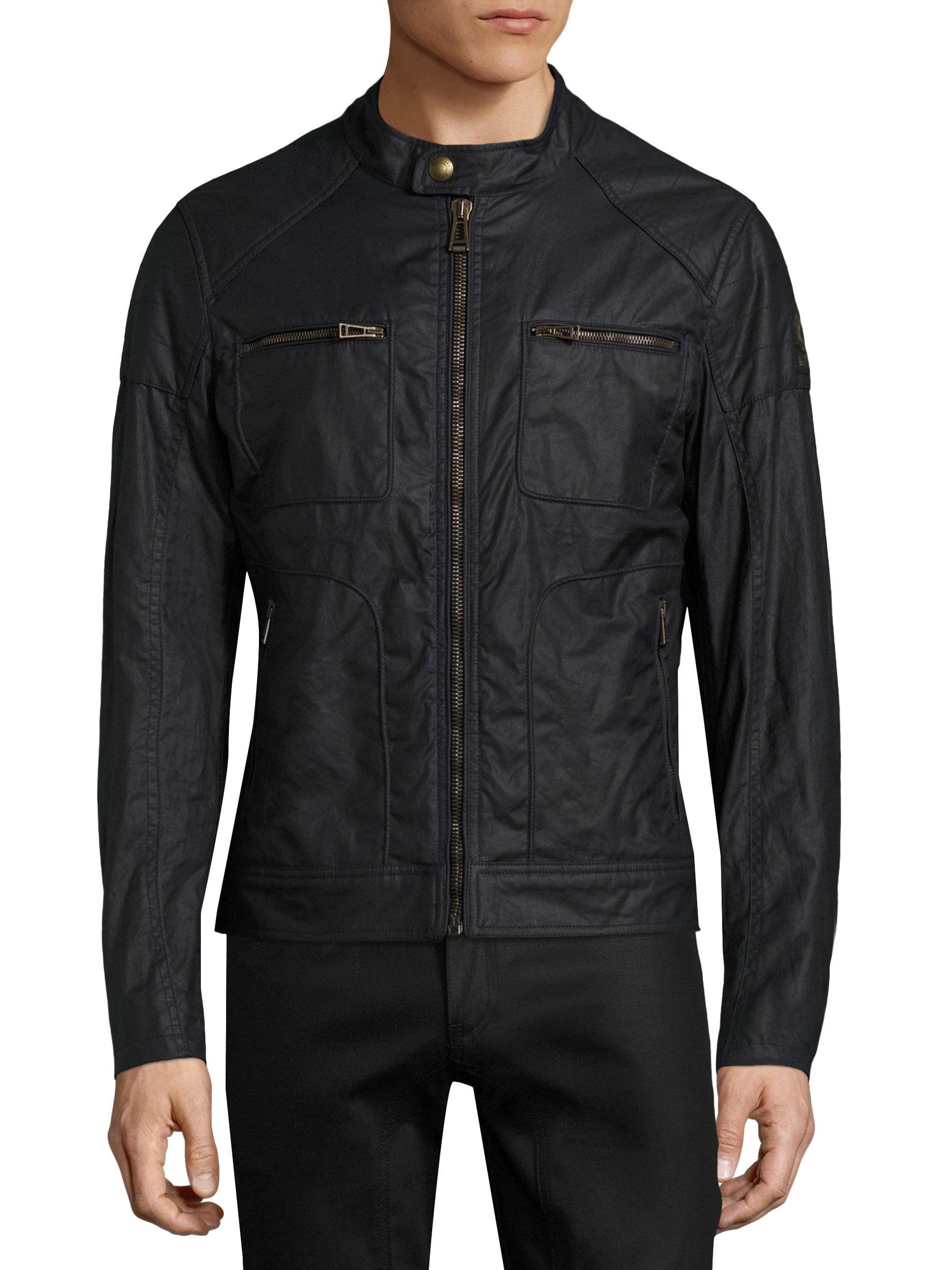 Belstaff Weybridge Wax Jacket in Blue for Men Lyst