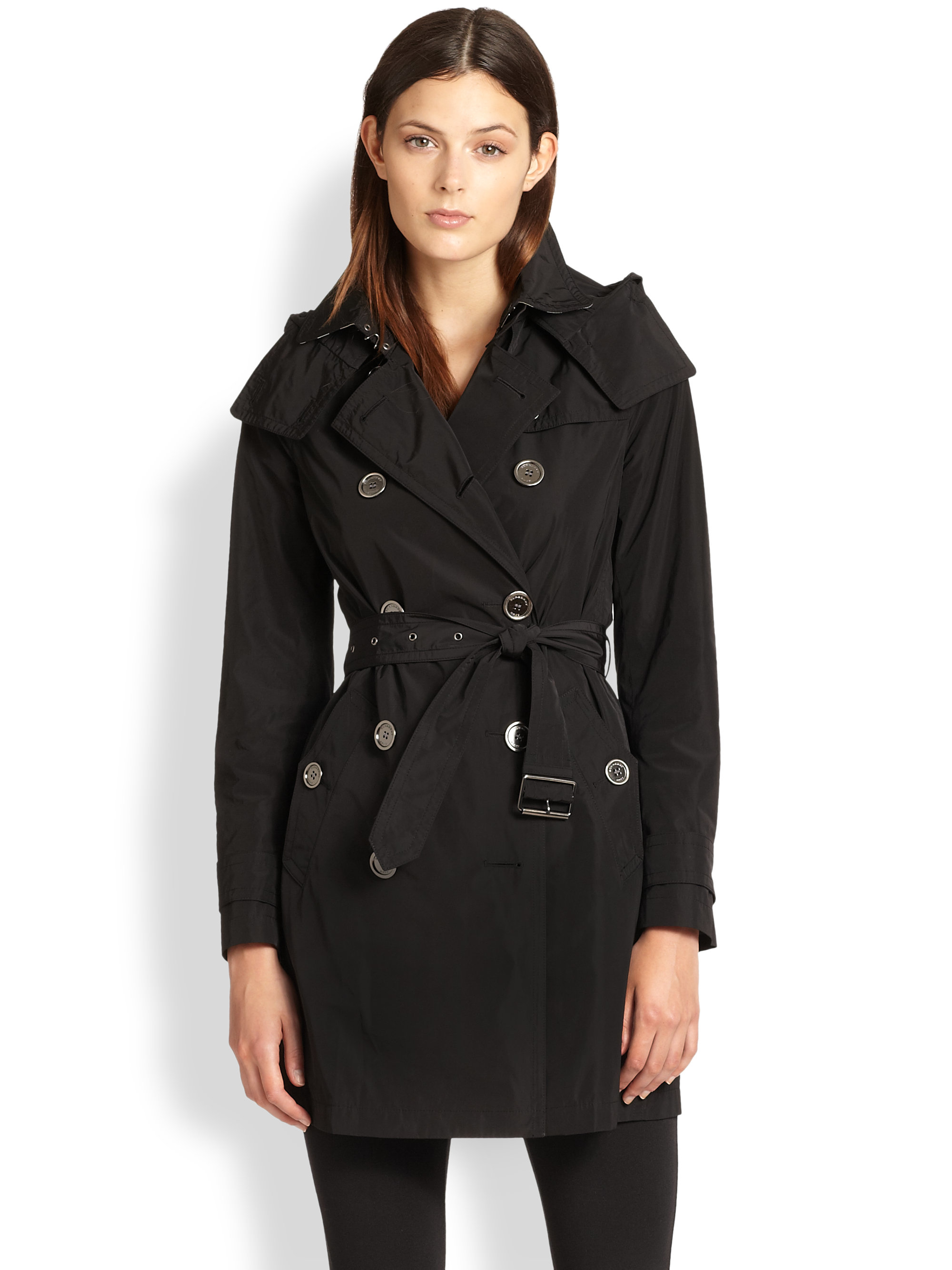 Burberry Balmoral Trench Coat in Black | Lyst