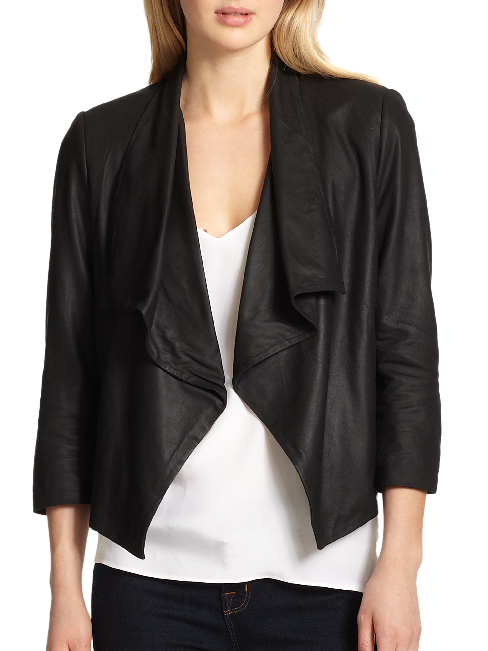 Women S Alice Olivia Leather Jackets From 244 Lyst Alice Olivia Dd Leather Jacket Lyst