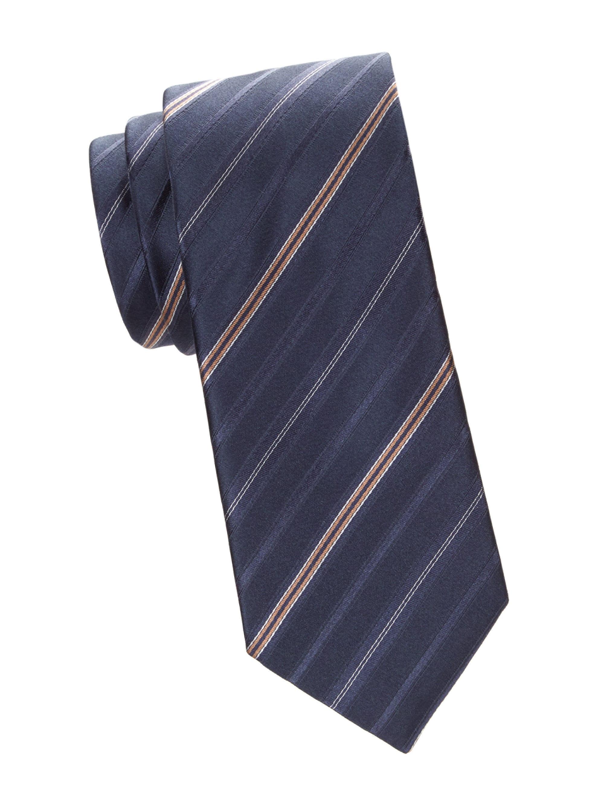 Brioni Men's Silk Striped Tie - Red Navy in Blue for Men - Lyst