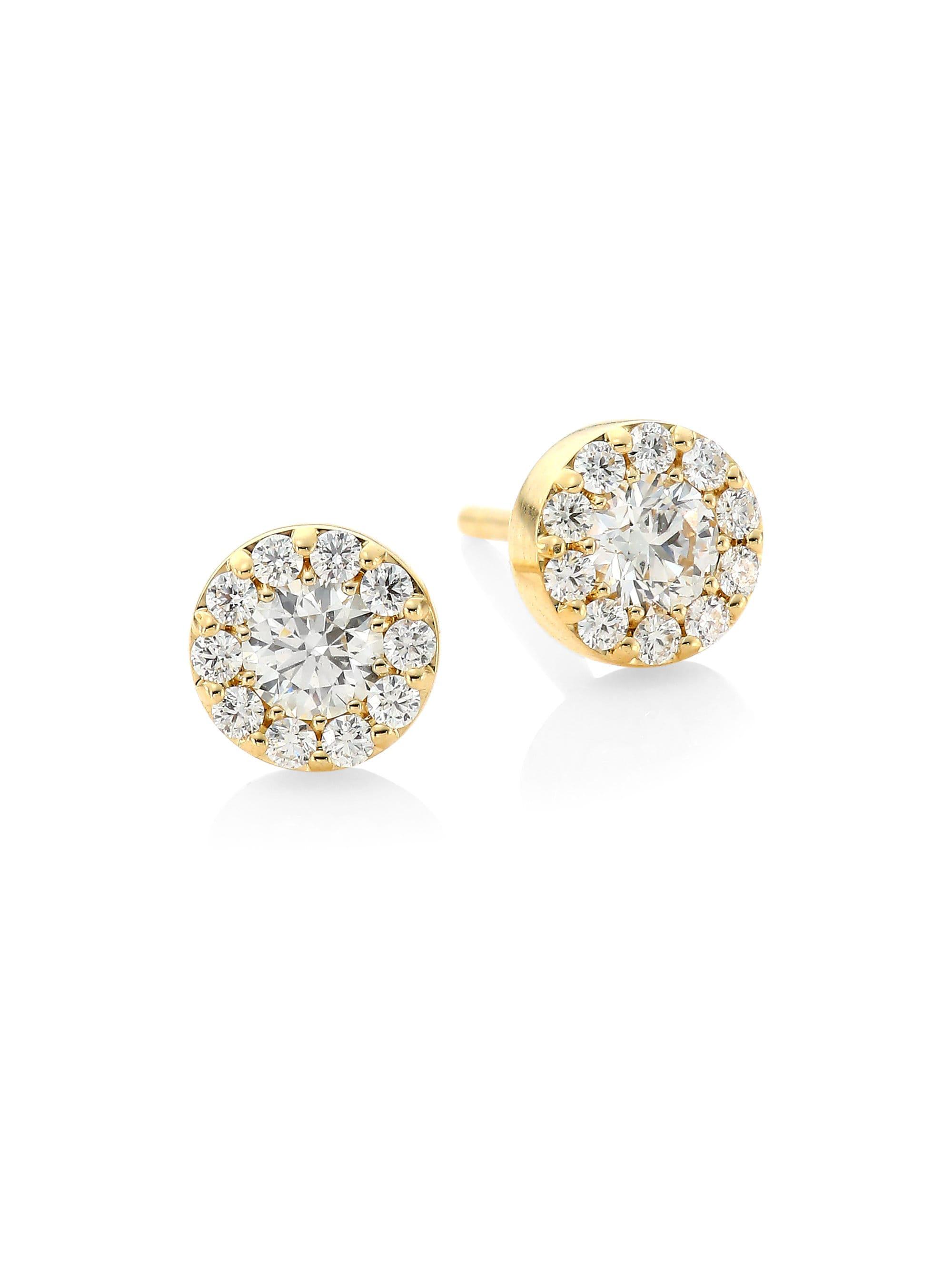 Lyst Hearts On Fire Fulfillment 18k Yellow Gold Crystal Diamond Gallery