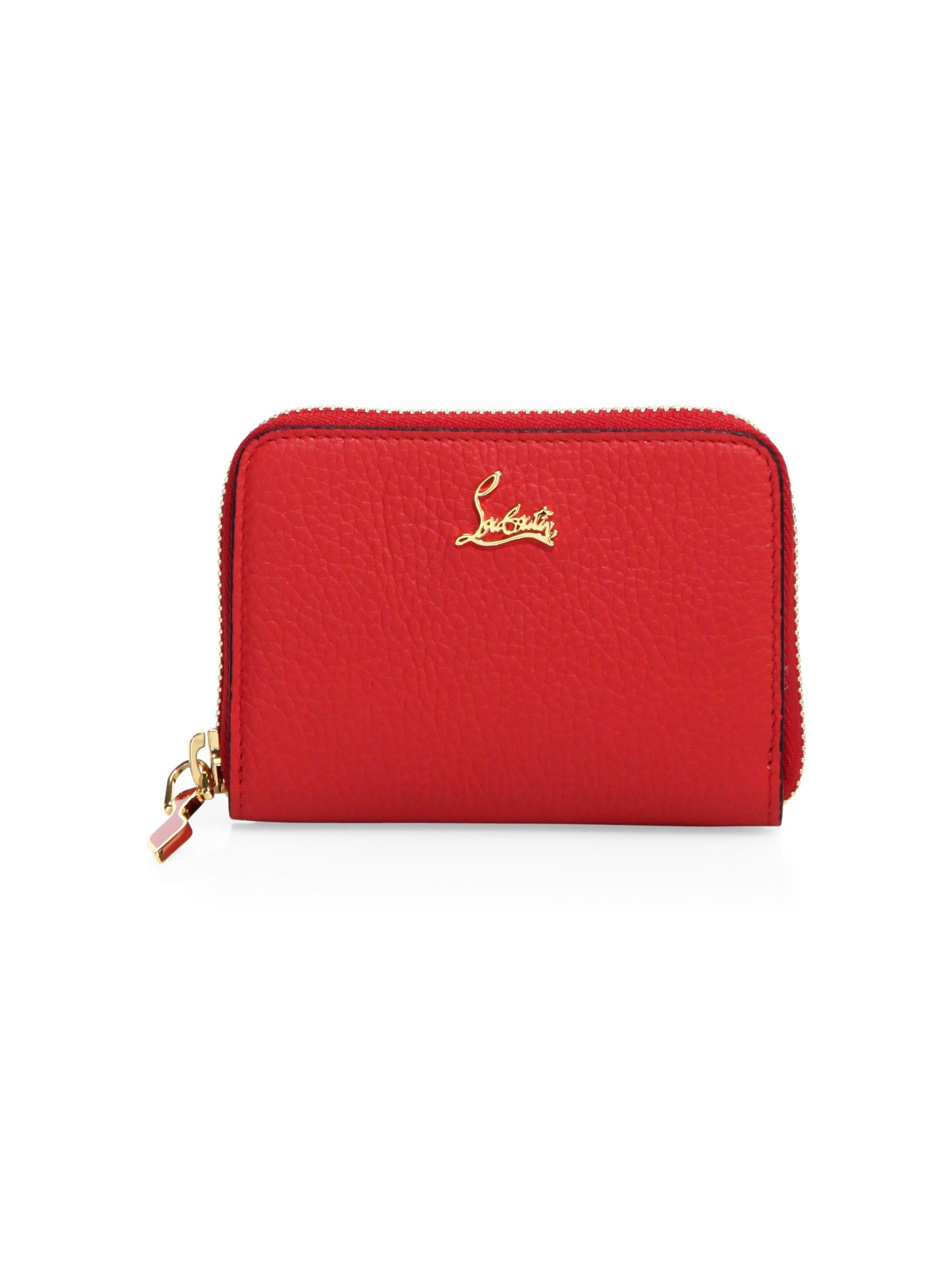 Christian Louboutin Panettone Coin Purse in Red - Lyst