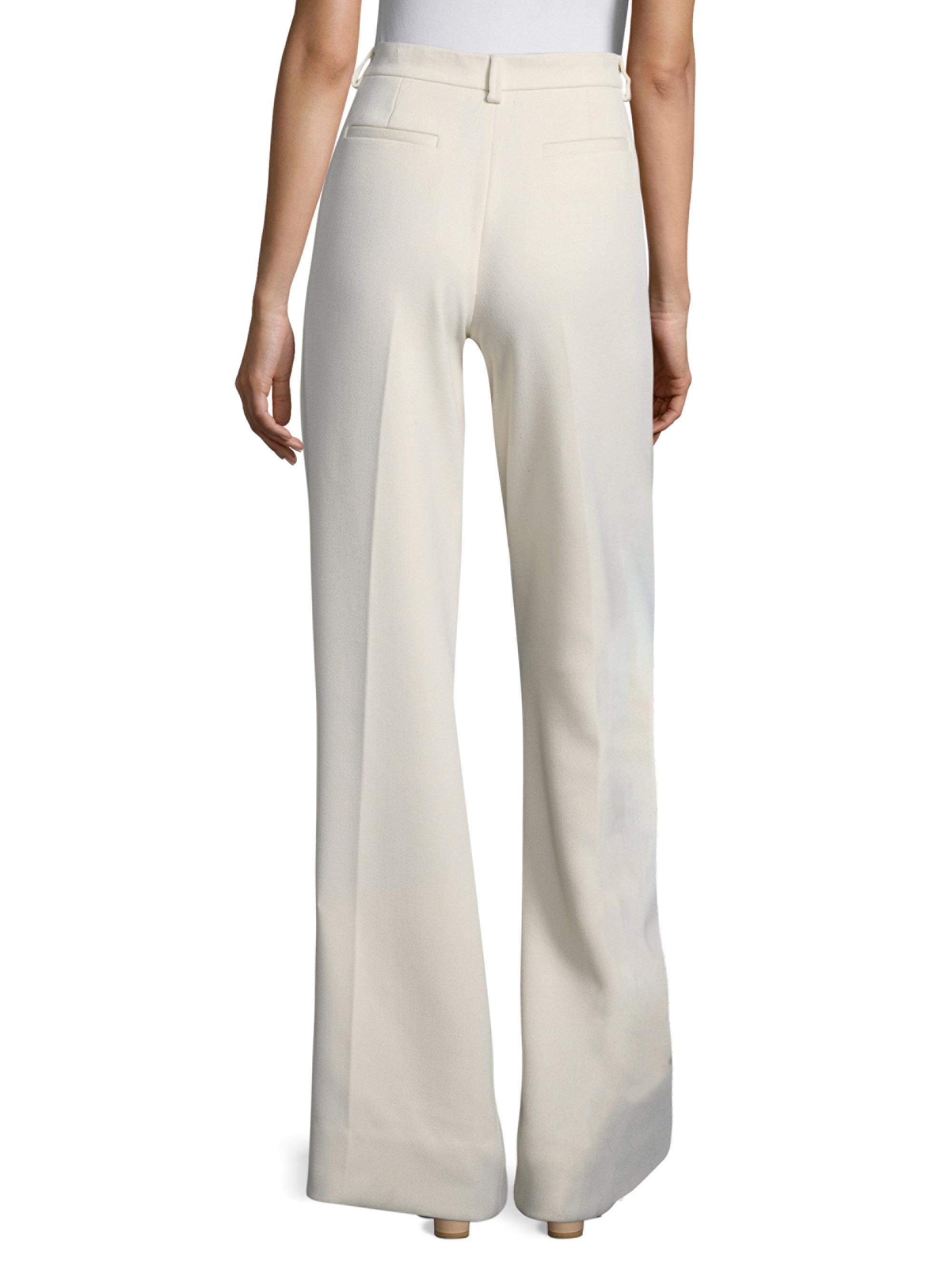 Lyst - Tory Burch Thomas Trousers in Natural