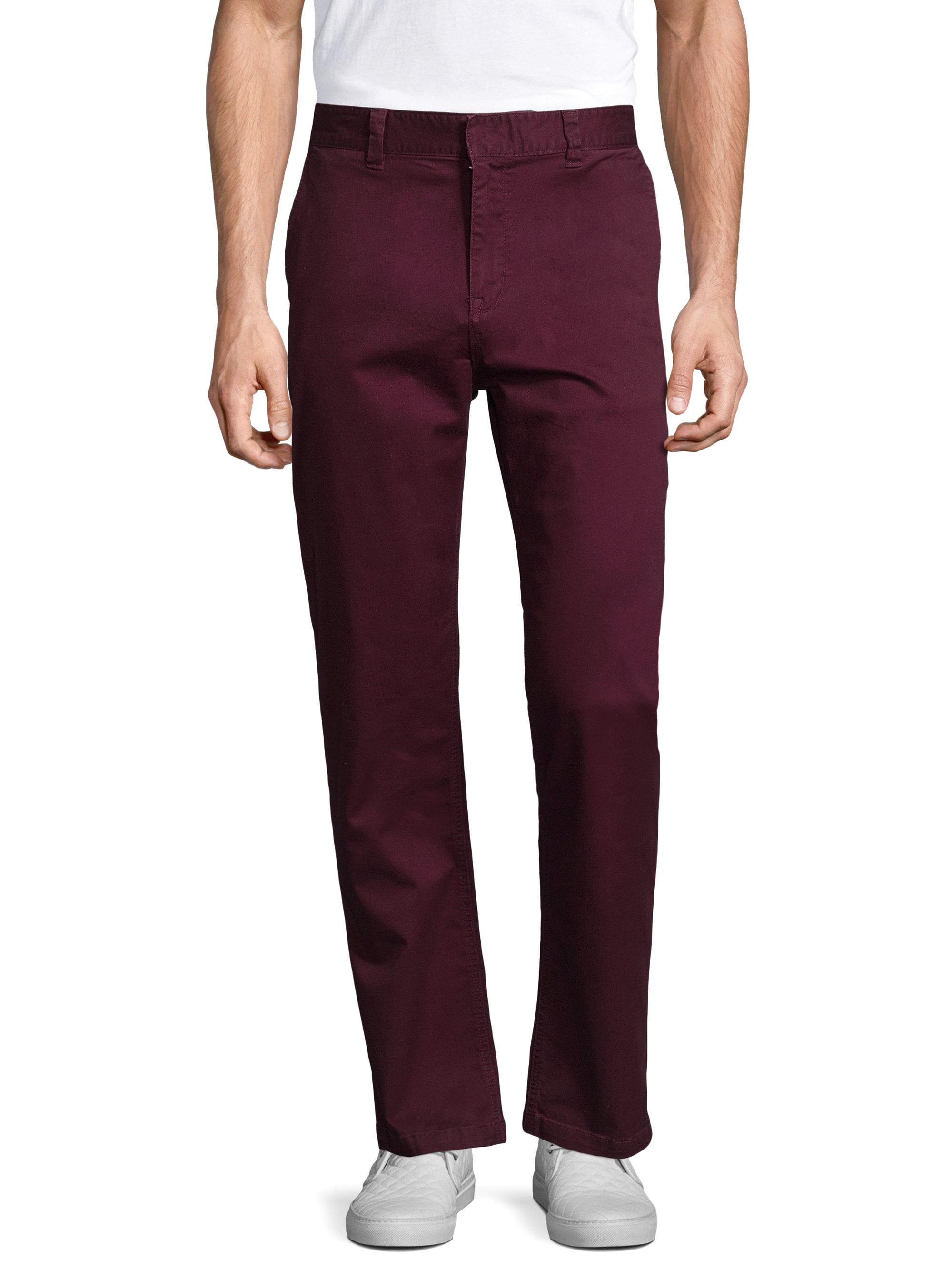 Lyst - Wesc Eddy Slim Straight Chino Pants in Red for Men