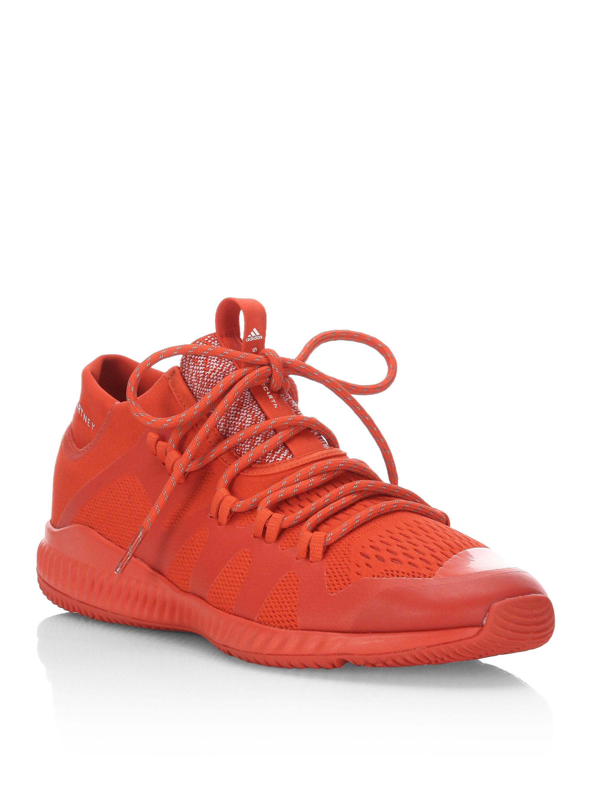 Lyst - Adidas By Stella Mccartney Crazy Train Bounce Sneakers in Red adidas By Stella McCartney. Women's Red Crazy Train Bounce Sneakers