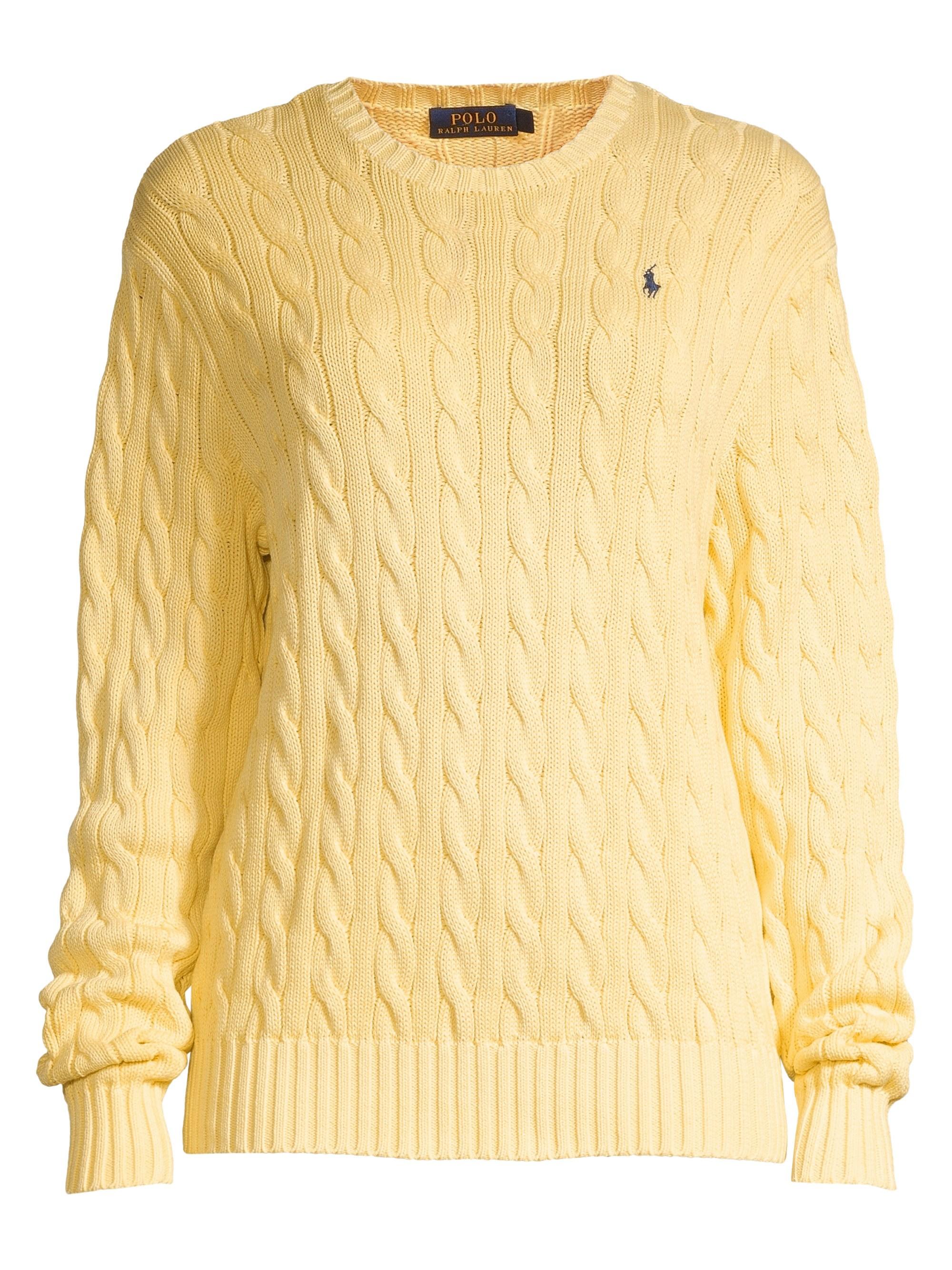 Lyst Polo Ralph Lauren Women's Cotton Cableknit Sweater