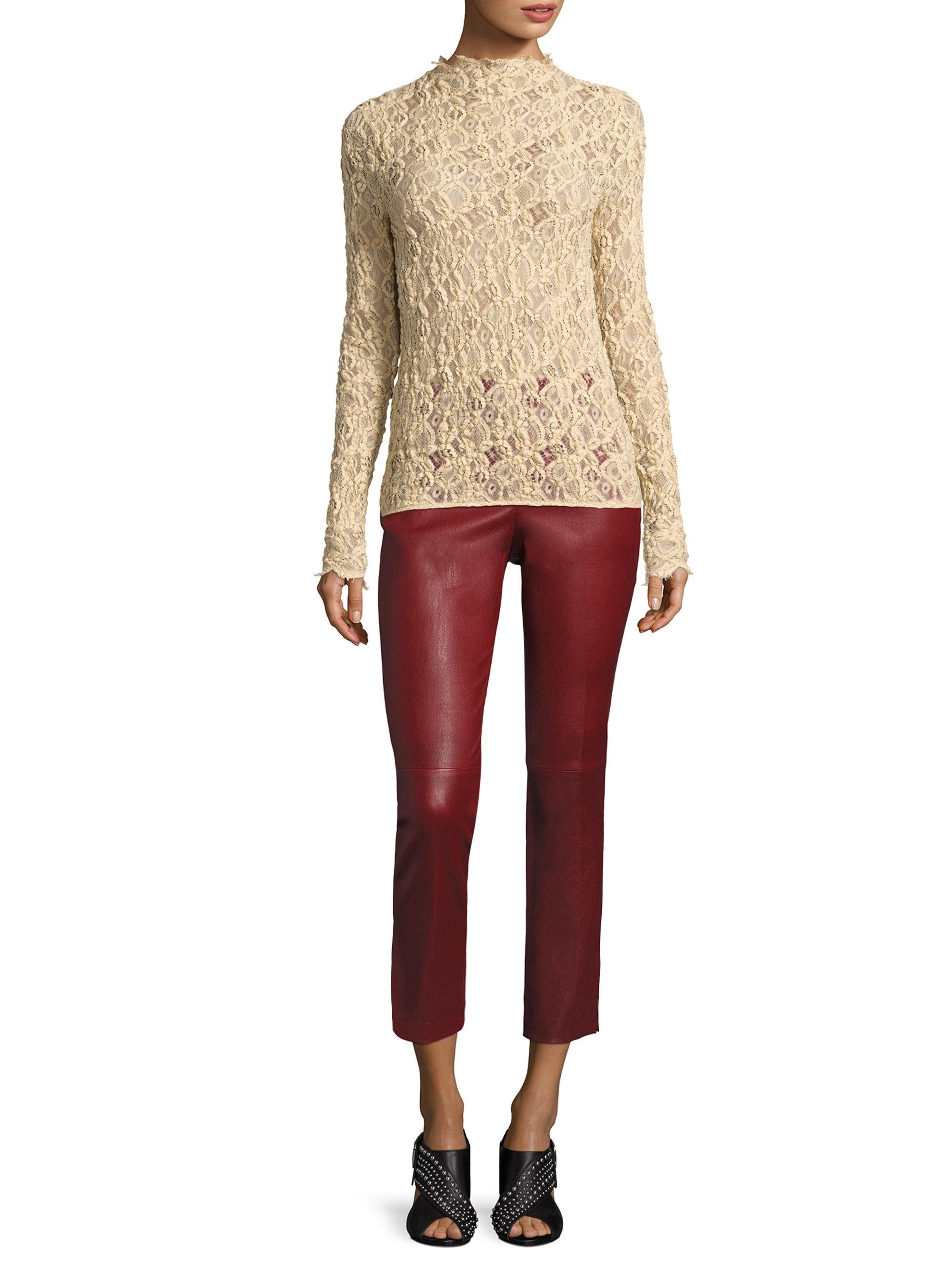 helmut lang red pants