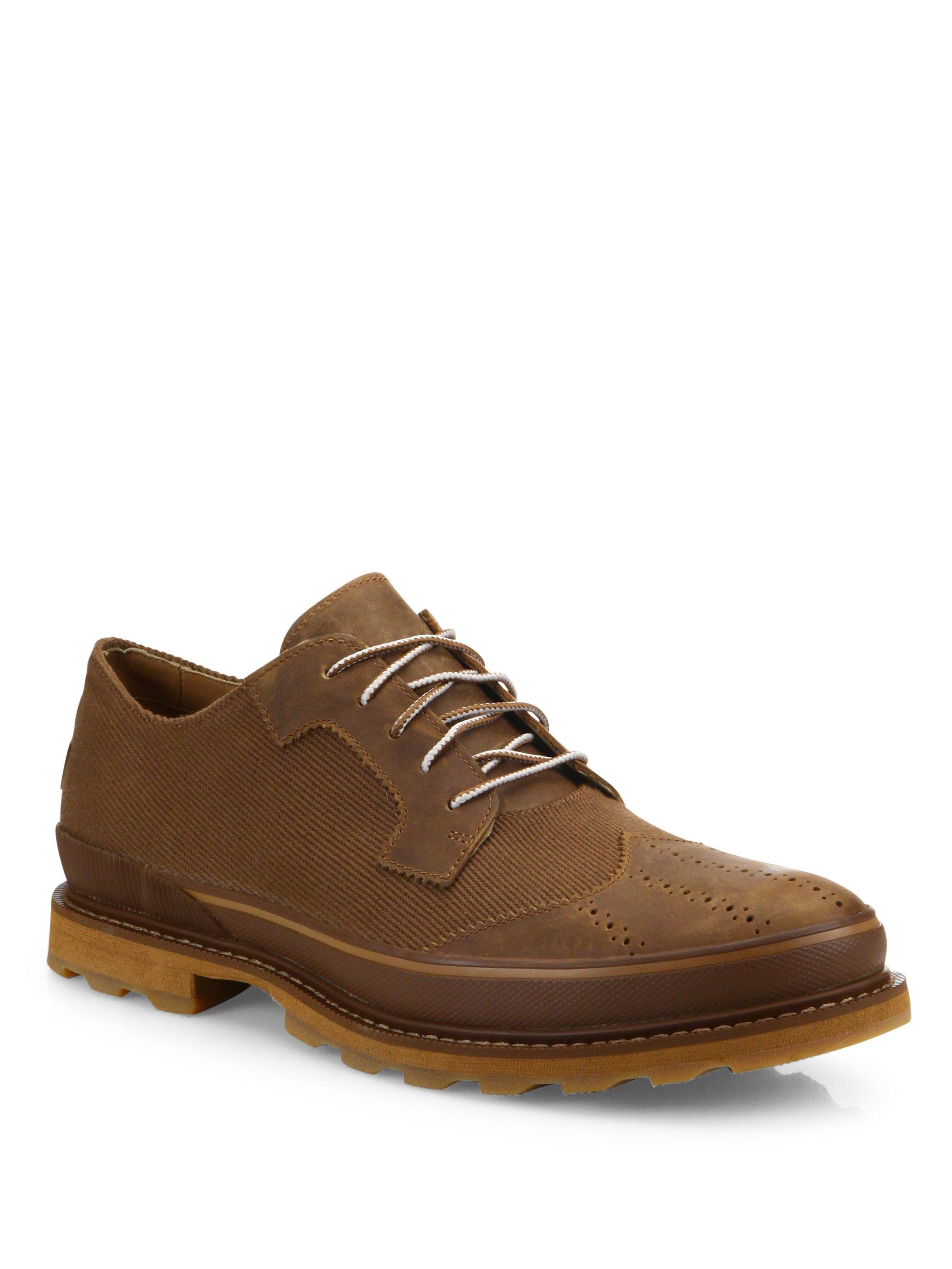 Lyst Sorel Madson Wingtip Laceup Shoes in Brown for Men Lyst Sorel Madson Wingtip Laceup Shoes in Brown for Men