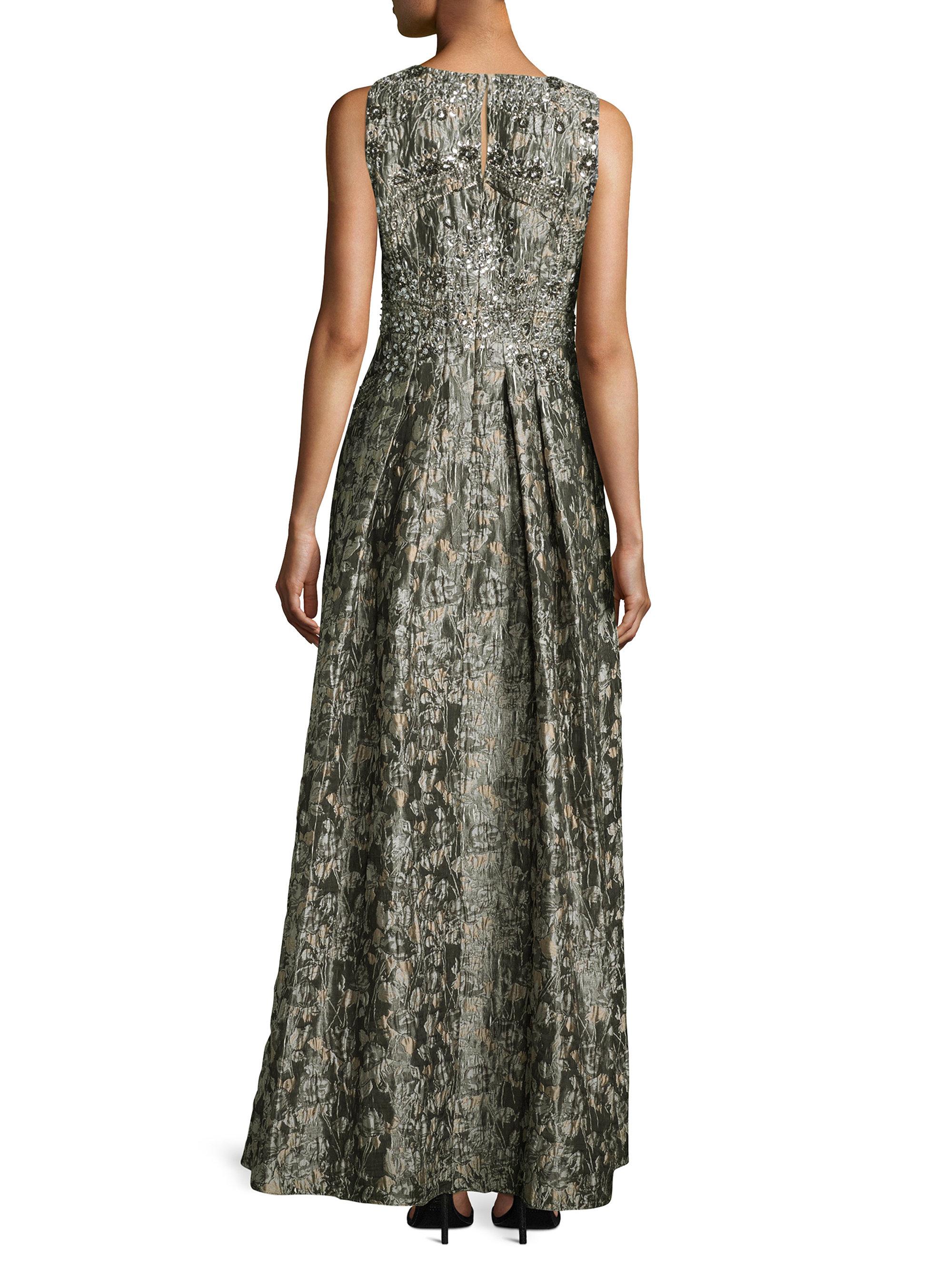 aidan mattox brocade gown