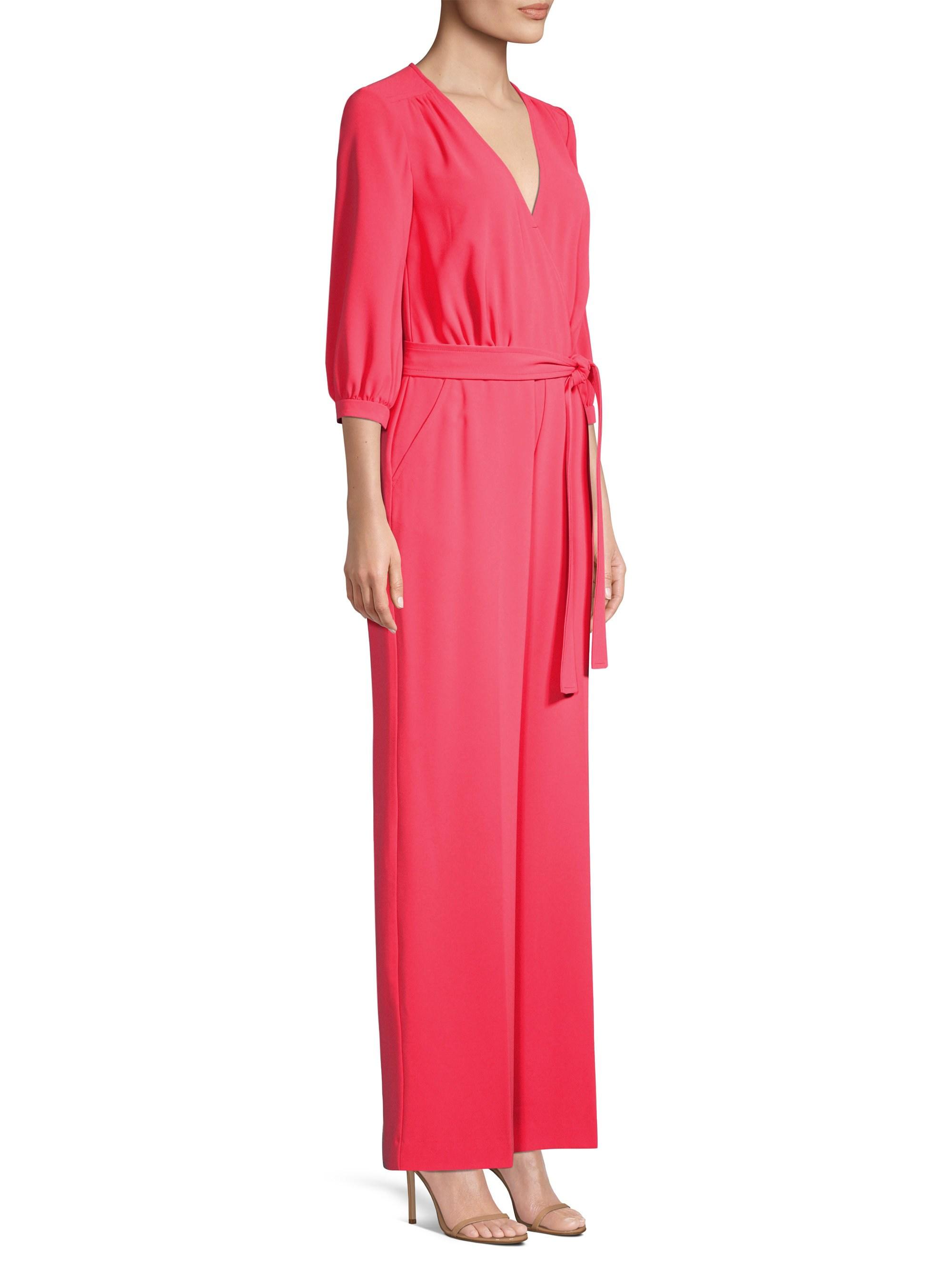 Trina Turk Carmel Crepe Mineral Jumpsuit in Pink Lyst