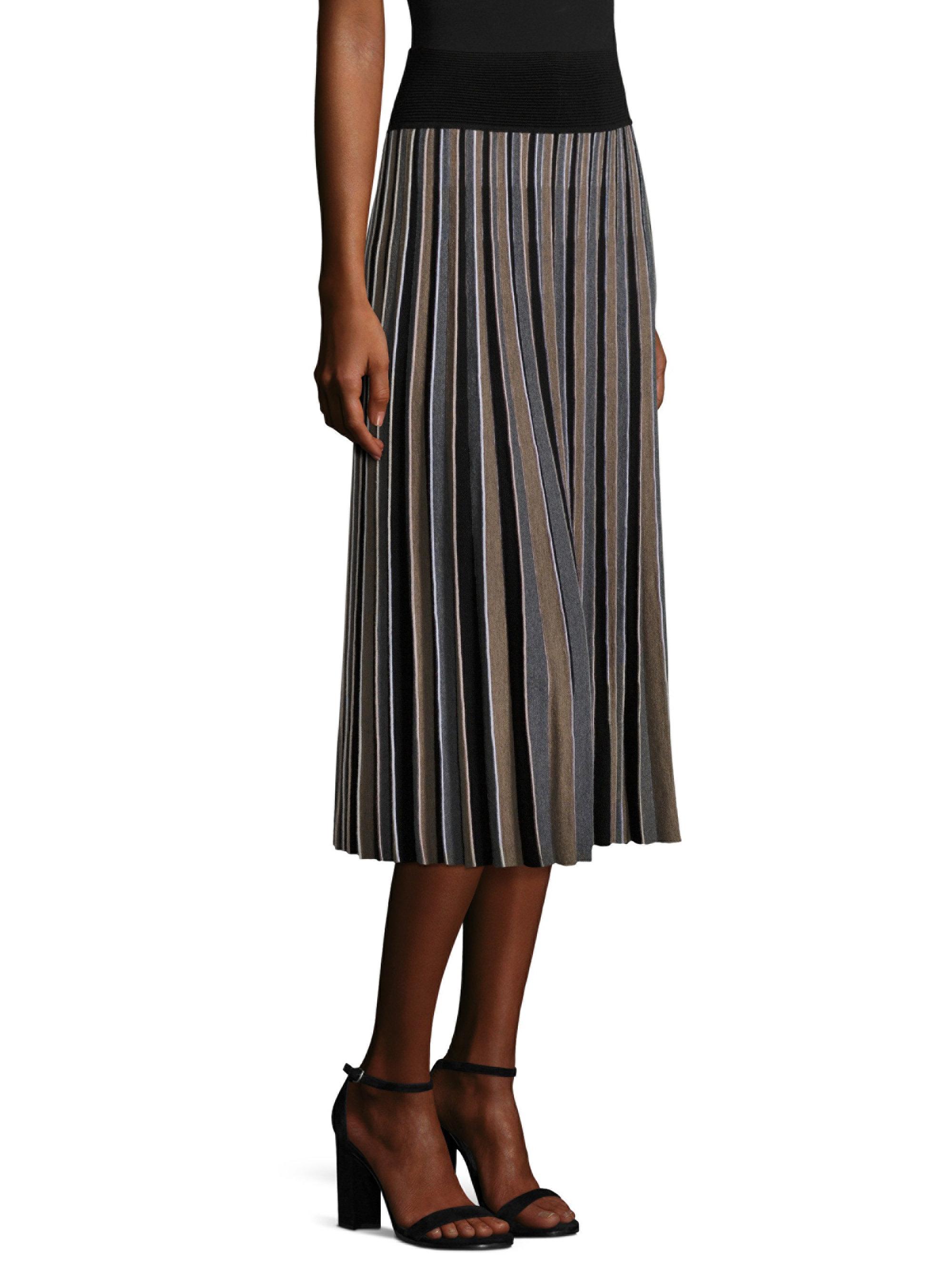 Lyst - Agnona Wool Plisse Skirt in Black