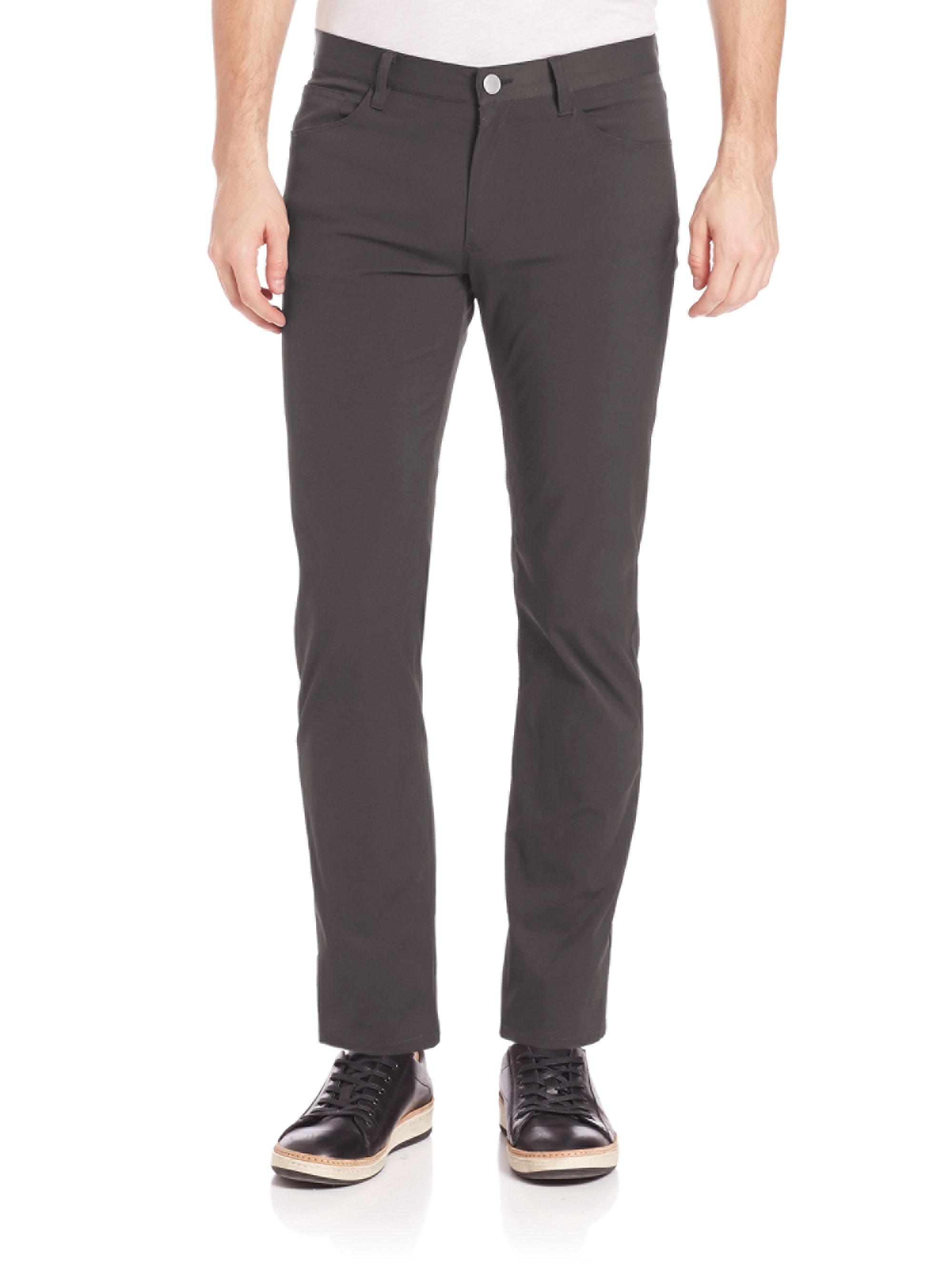 Lyst - Theory Raffi Neoteric Five-pocket Pants in Gray for Men