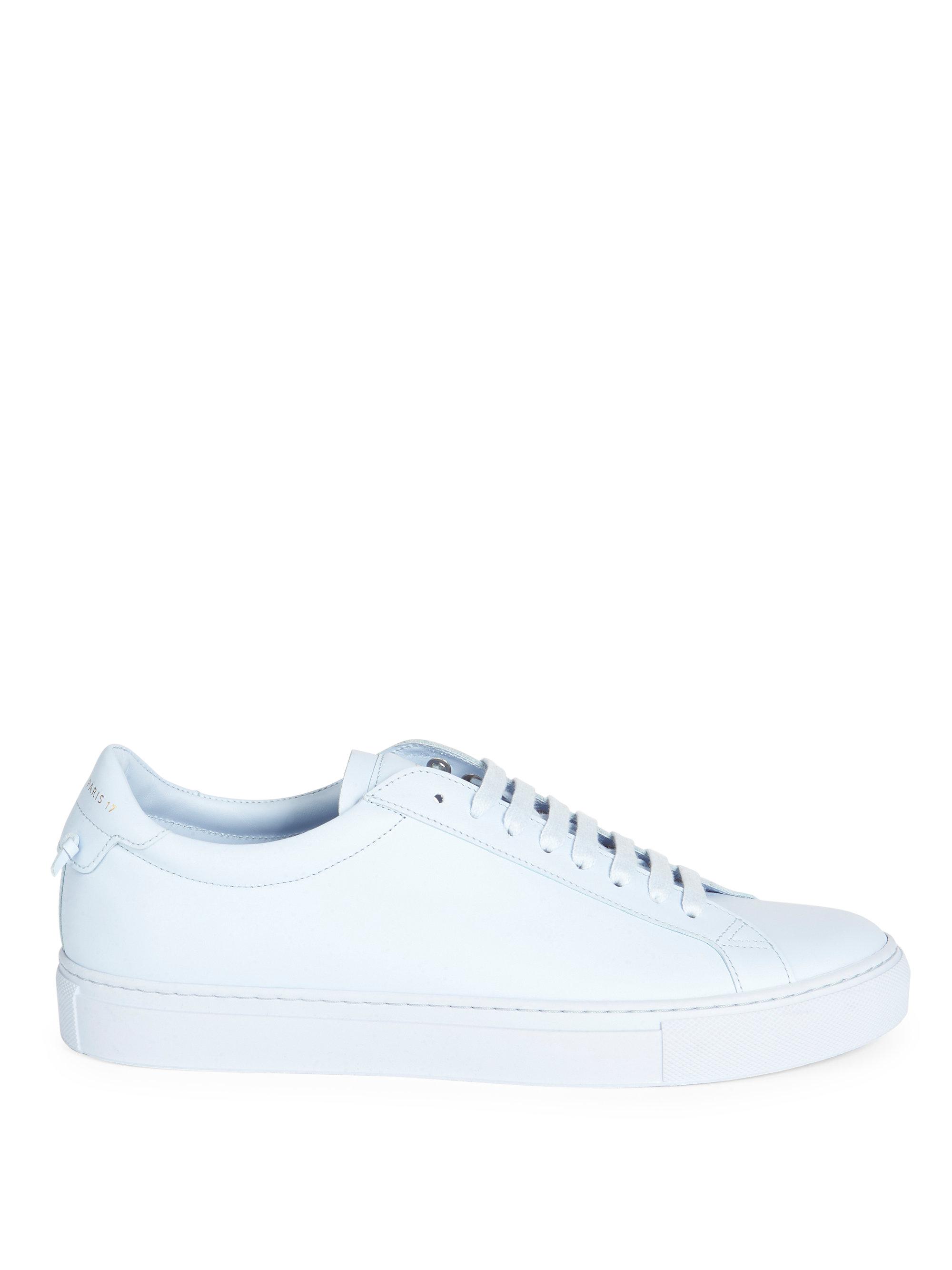 Lyst - Givenchy Urban Leather Low-top Sneakers in Blue