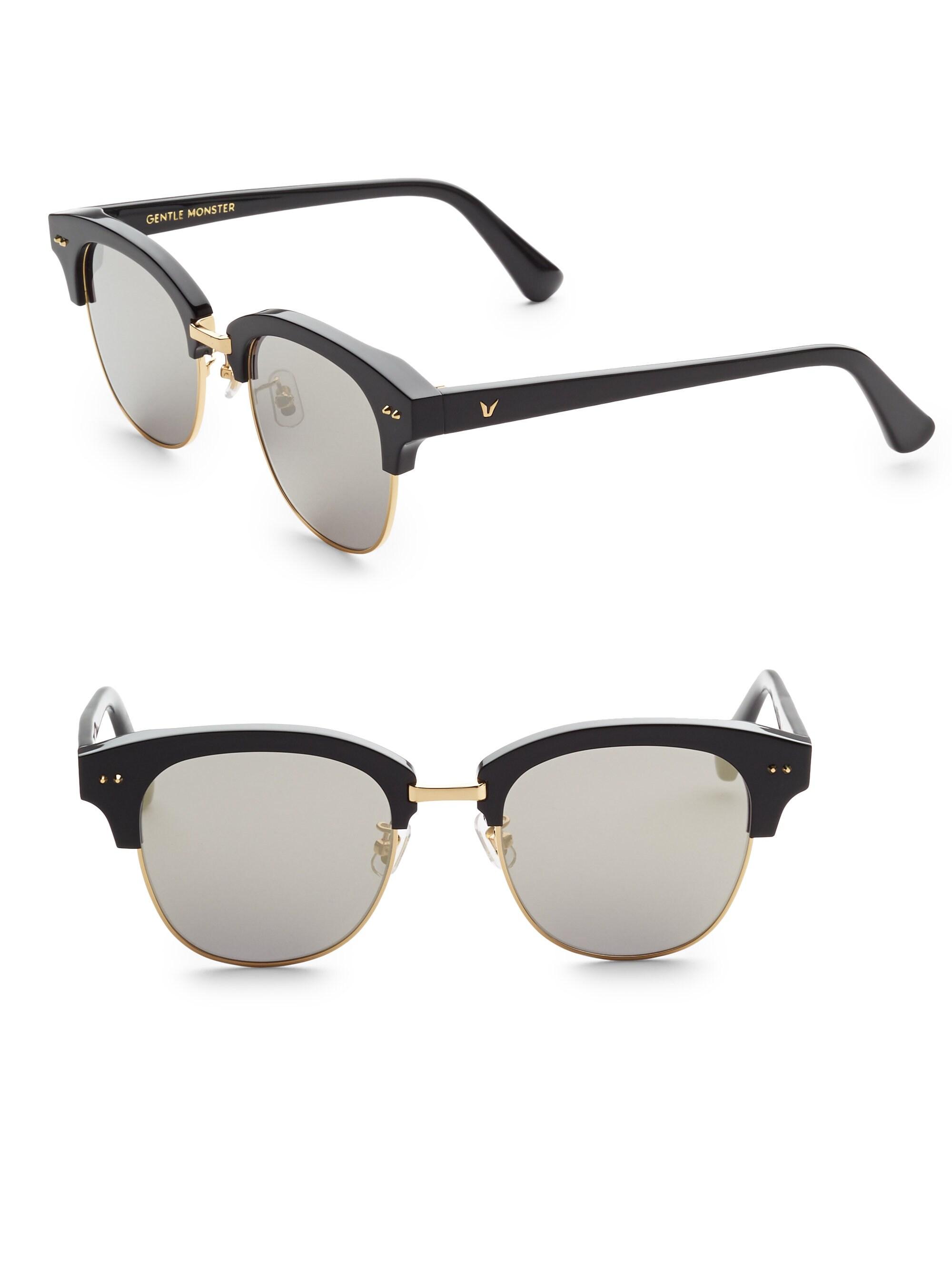 Gentle Monster Second Boss Clubmaster Sunglasses in Metallic for Men Lyst