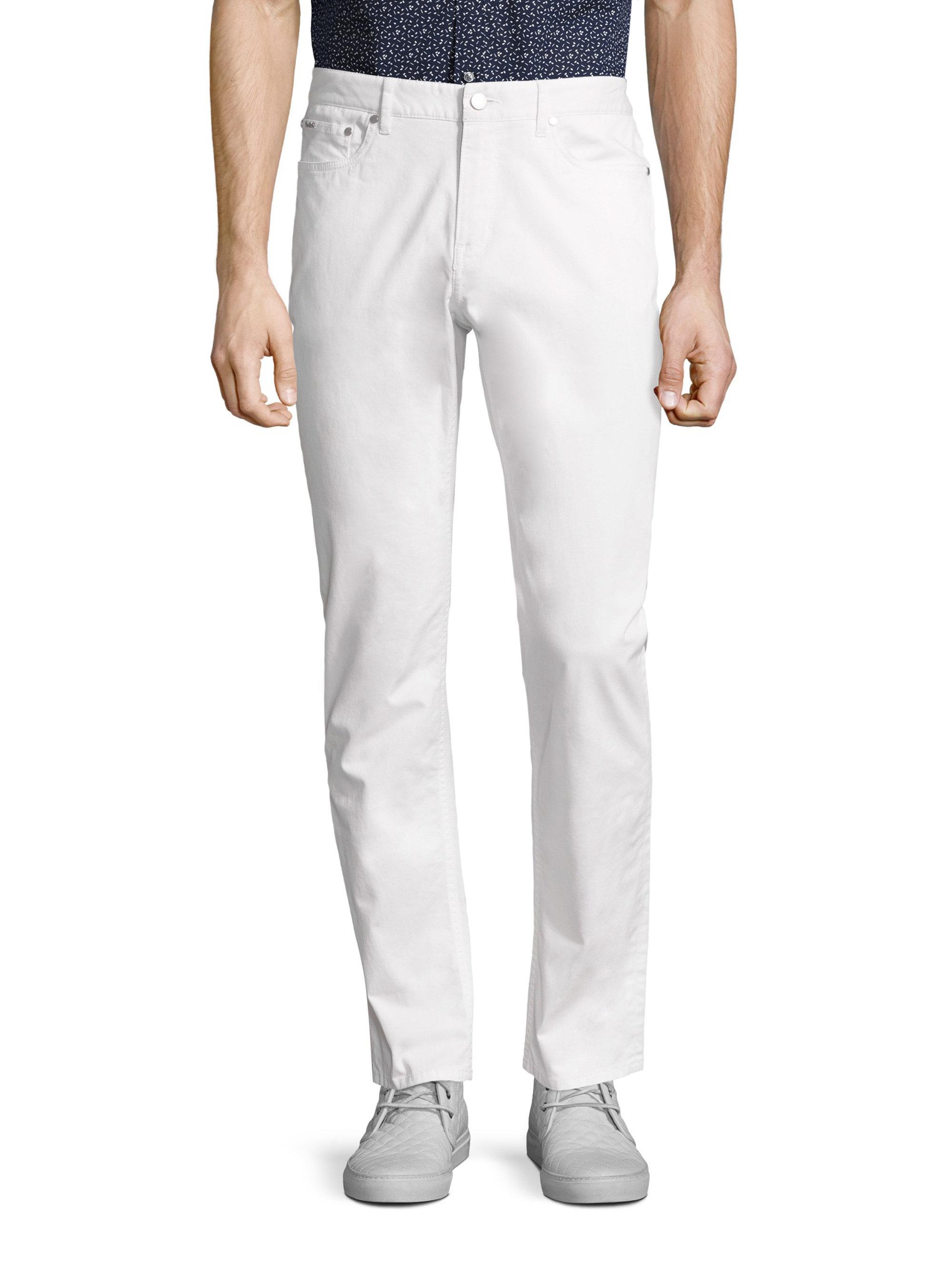 michael kors slim fit pants