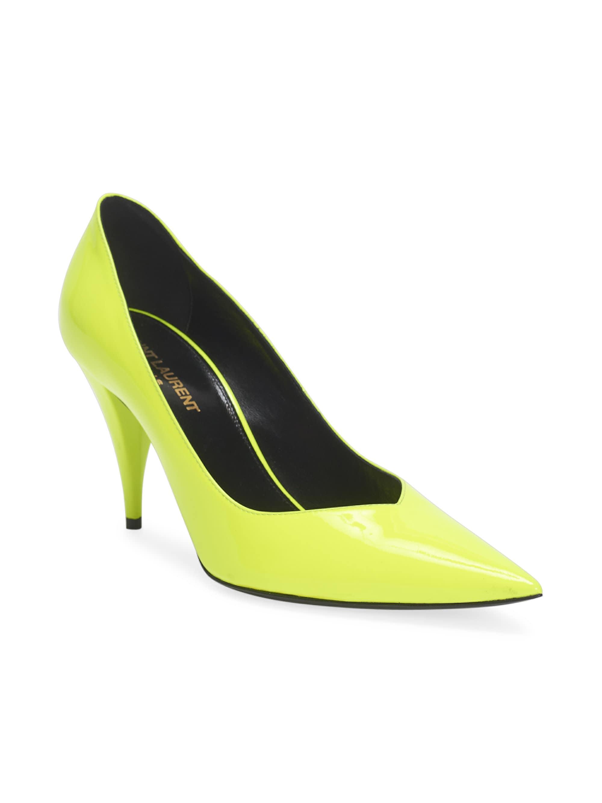yellow pumps for women