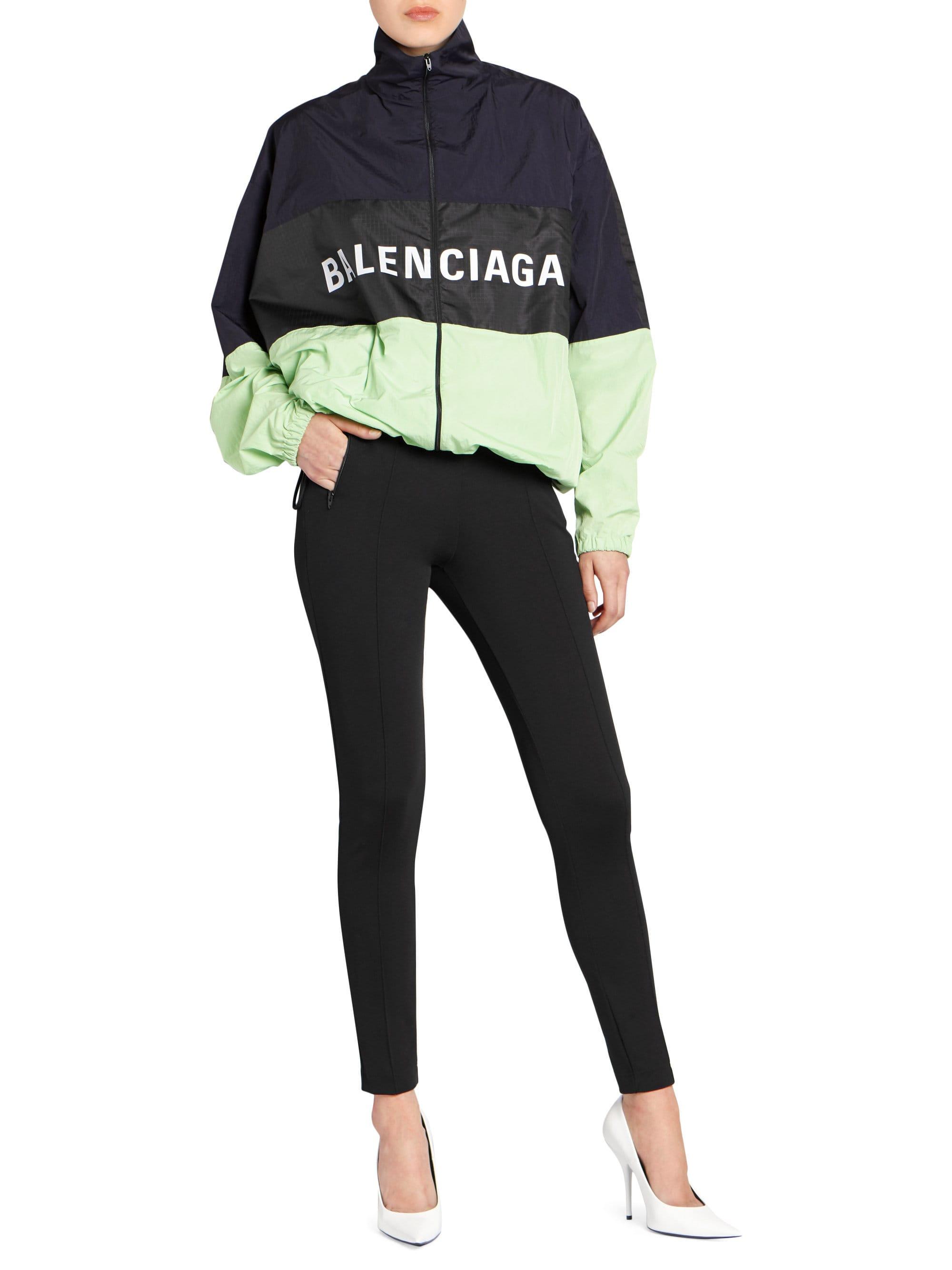 Balenciaga Allover Cities high-rise leggings