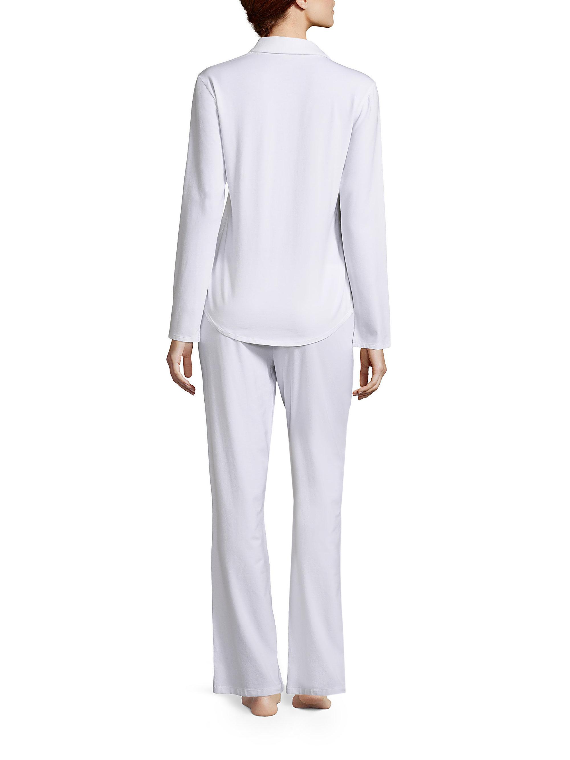 Naked Solid Pajama Set in White - Lyst