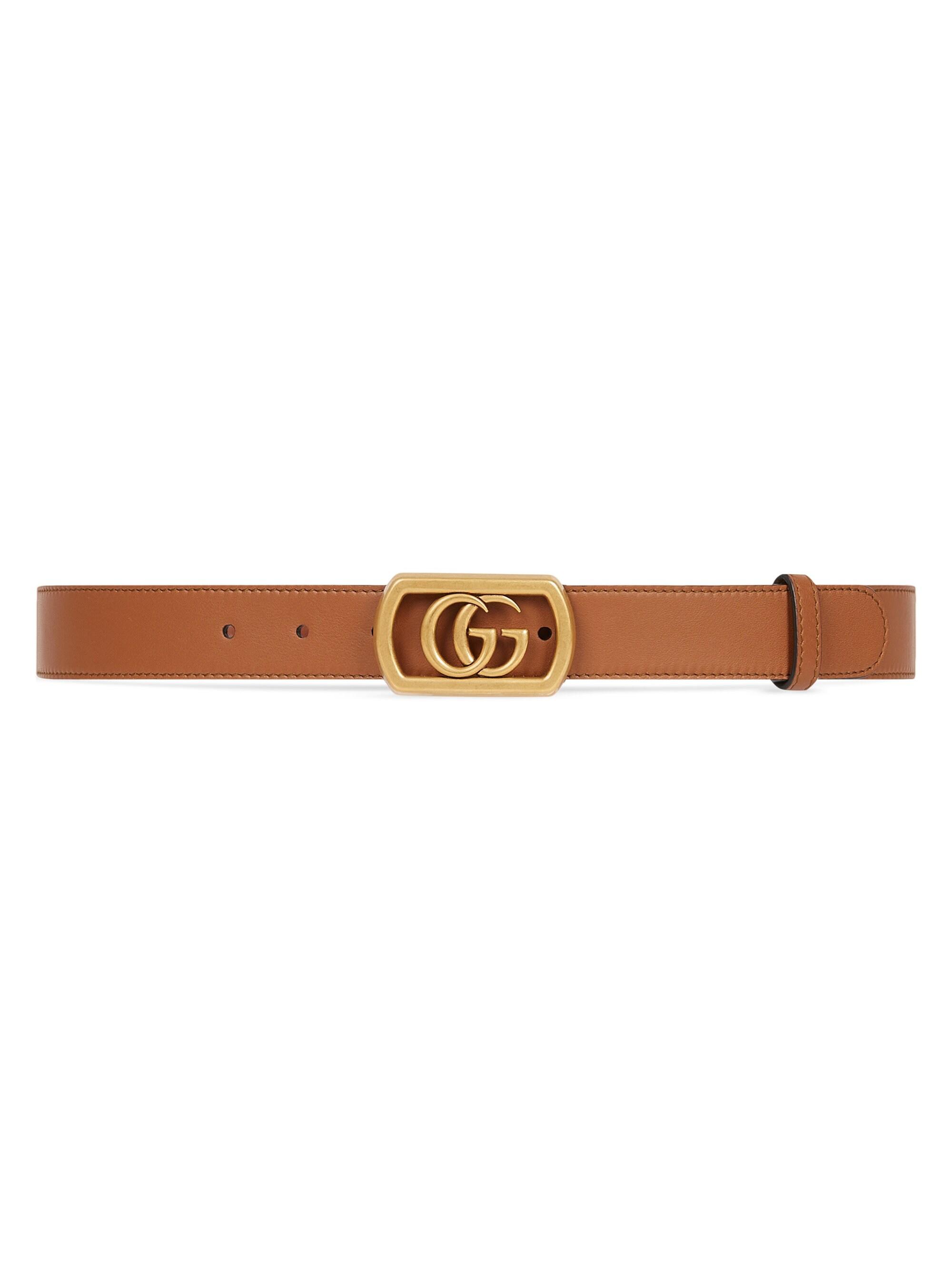 mens brown leather gucci belt