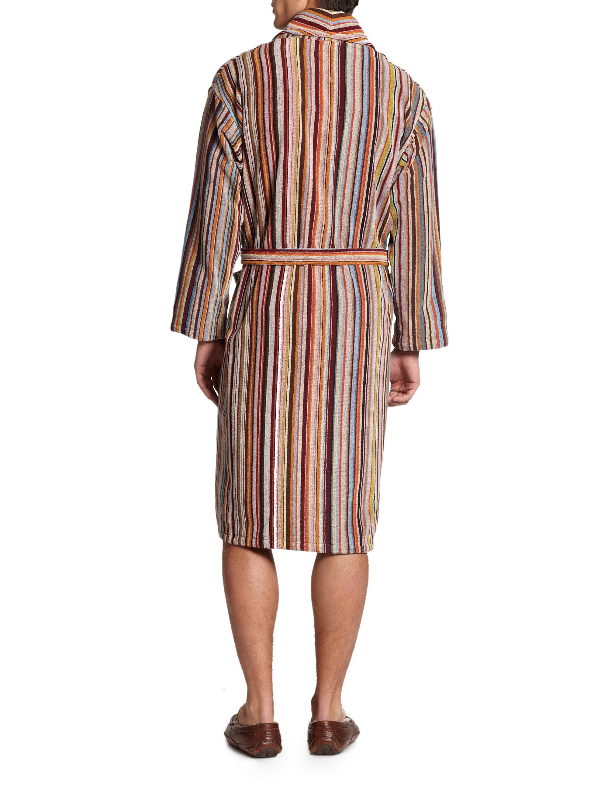 paul smith striped robe
