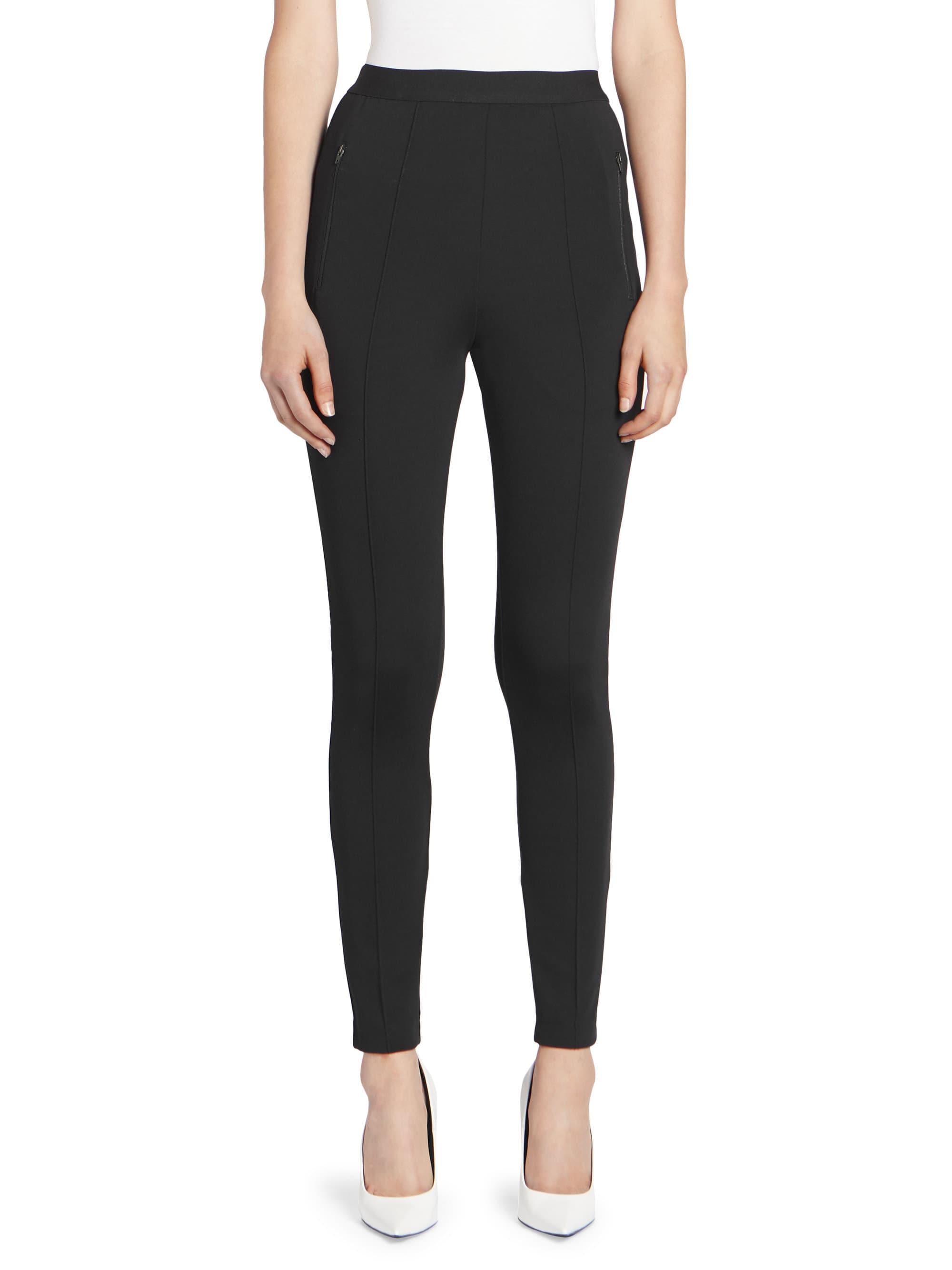 Lyst - Balenciaga Women's Jersey Logo Elastic Track Leggings - Noir ...