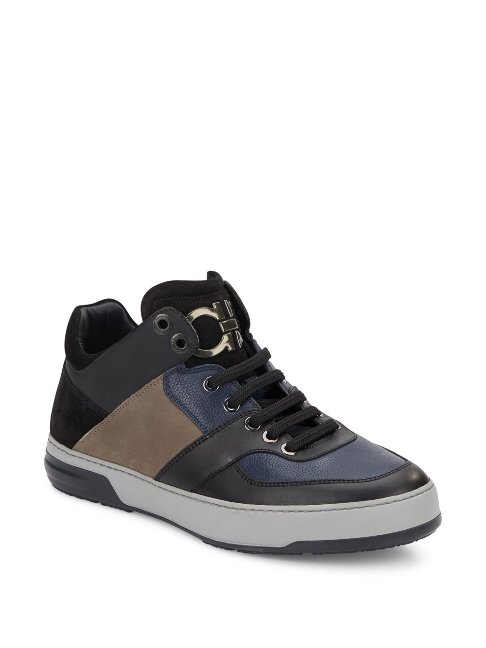 ferragamo sneakers ferragamo leather suede sneakers in black for ferragamo sneakers ferragamo leather suede sneakers in black for