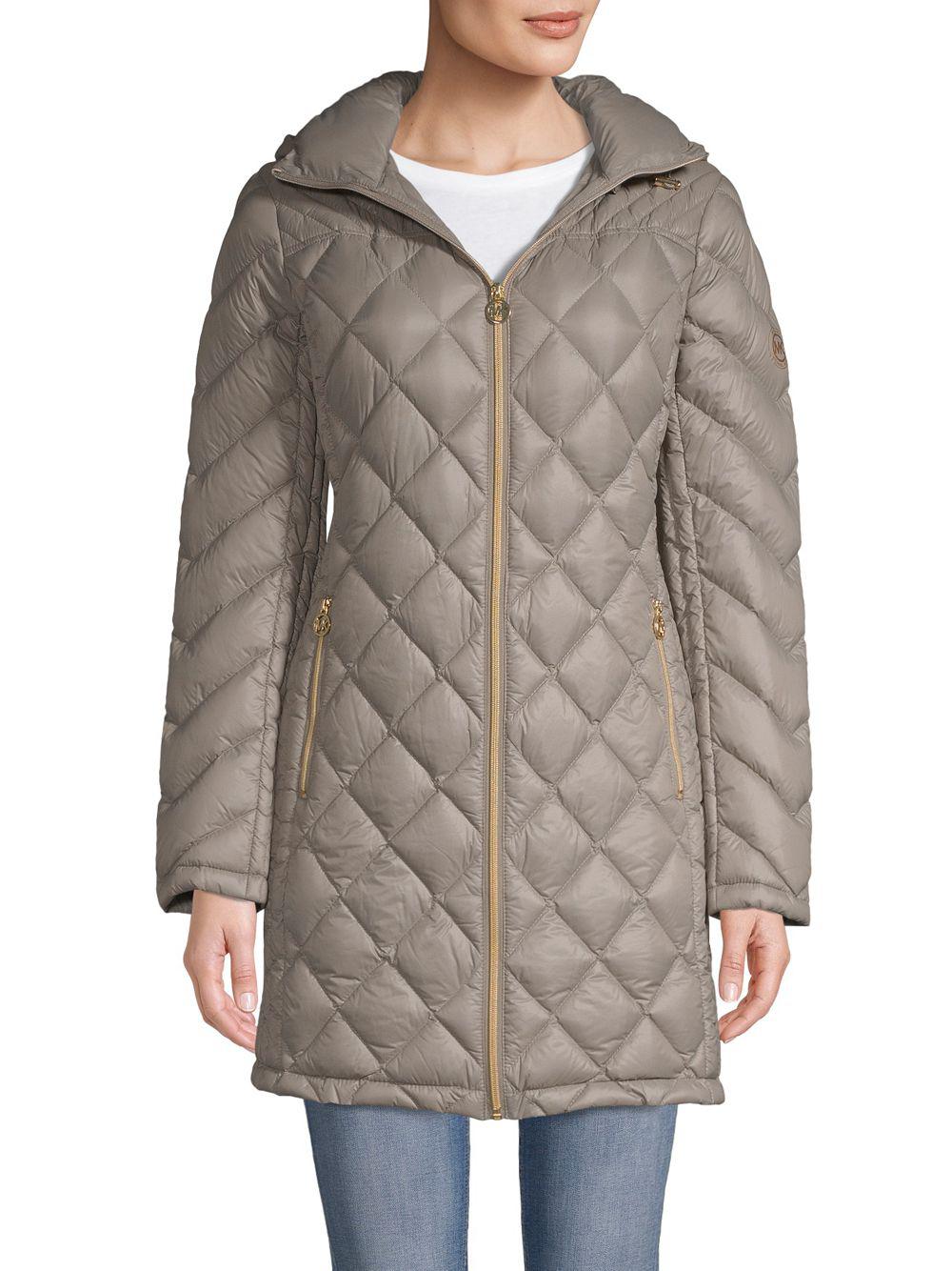 MICHAEL Michael Kors Down-filled Quilted Packable Coat - Lyst