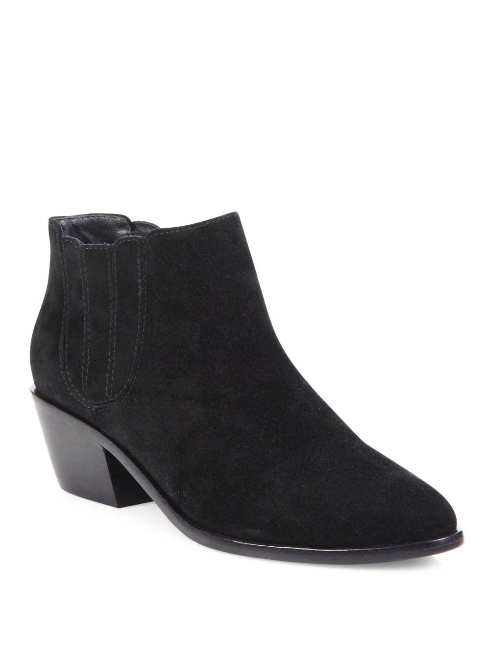 Lyst - Joie Women's Barlow Suede Ankle Boots - Charcoal in Black