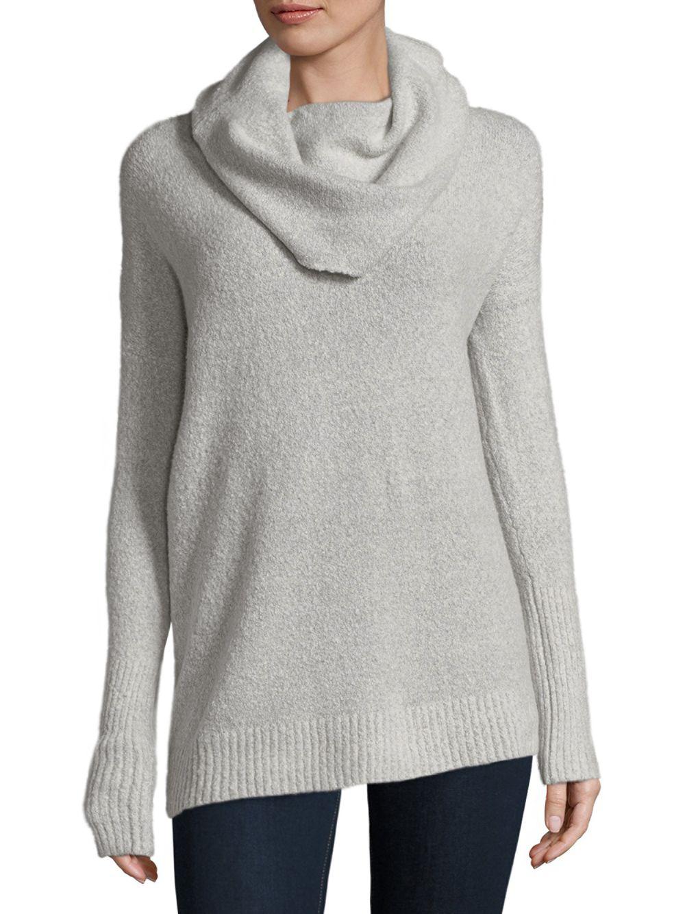 French connection Cowlneck Sweater in Gray | Lyst