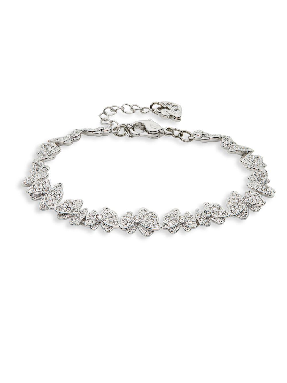 Lyst Swarovski Crystal Link Bracelet In Metallic Swarovski Women S Metallic Crystal Link Bracelet