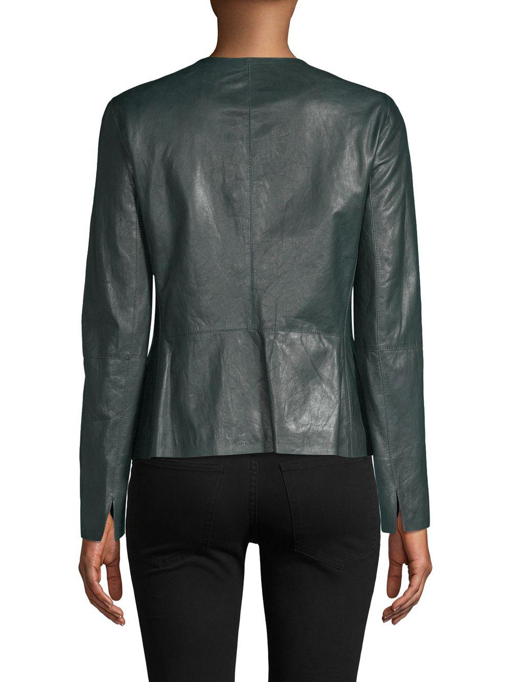 Lyst Lafayette 148 New York Kerrington Leather Jacket Lafayette 148 New York Multicolor Kerrington Leather Jacket Lyst View Fullscreen