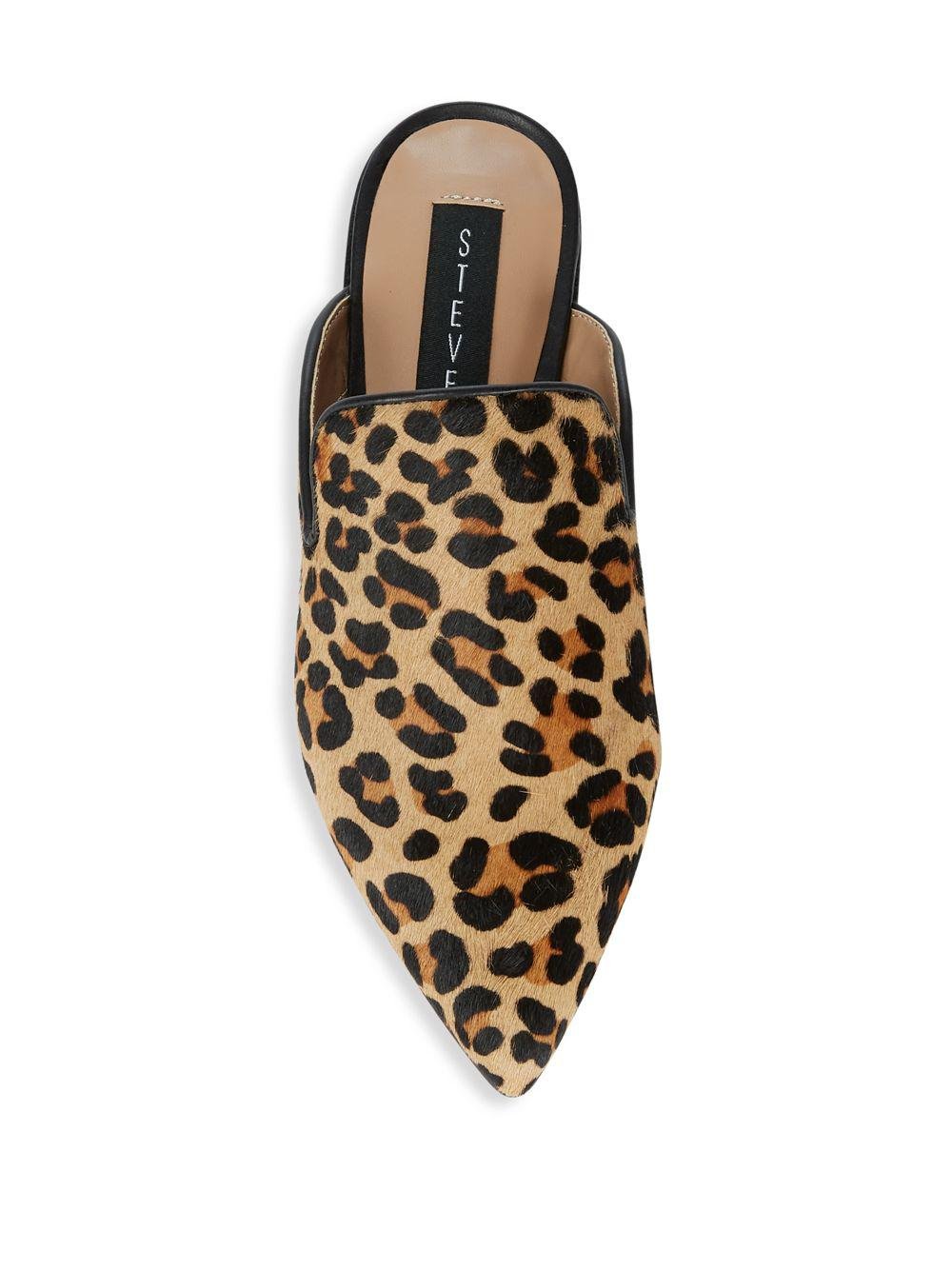 steve madden slides leopard