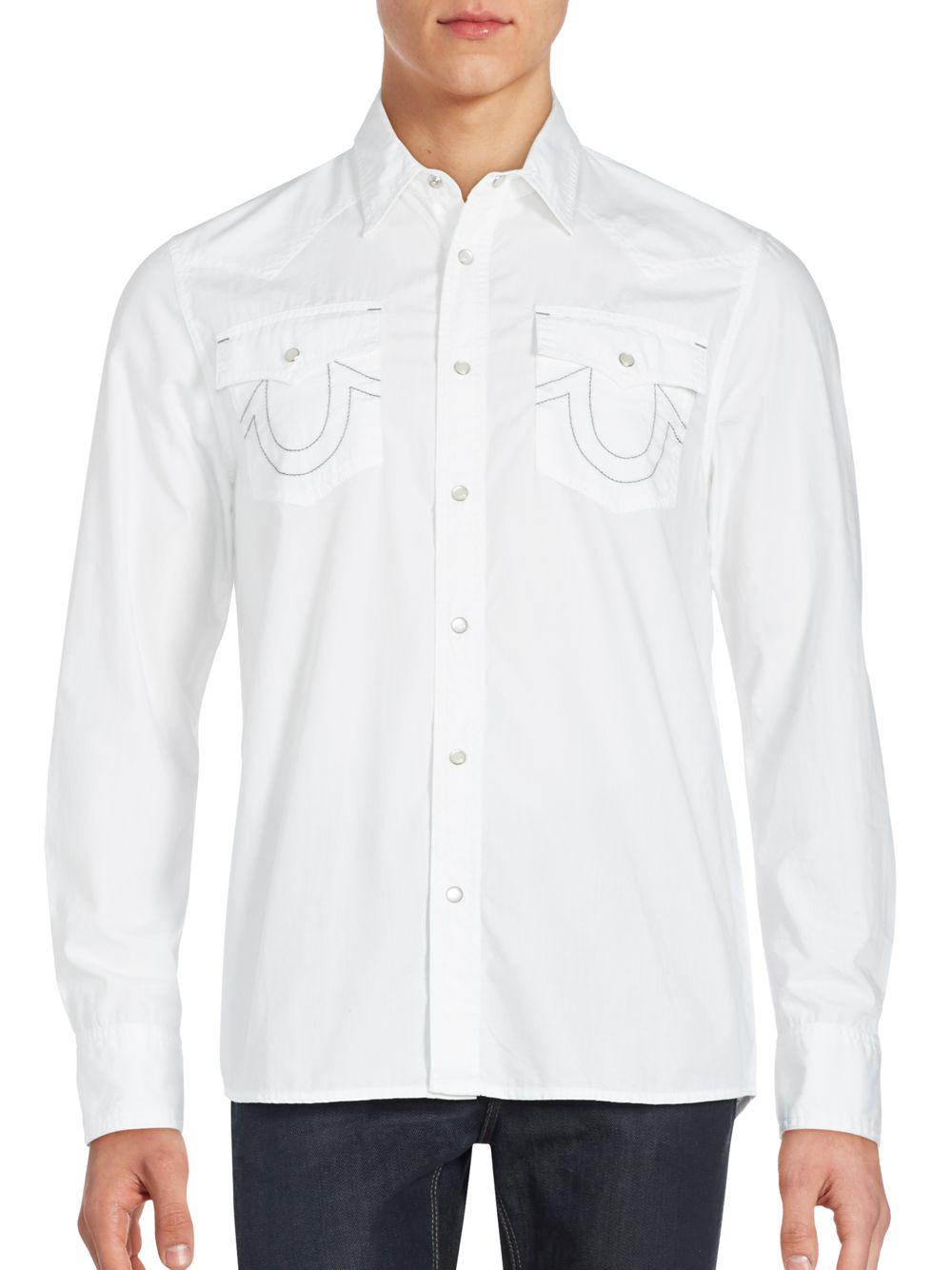 white button shirt for men