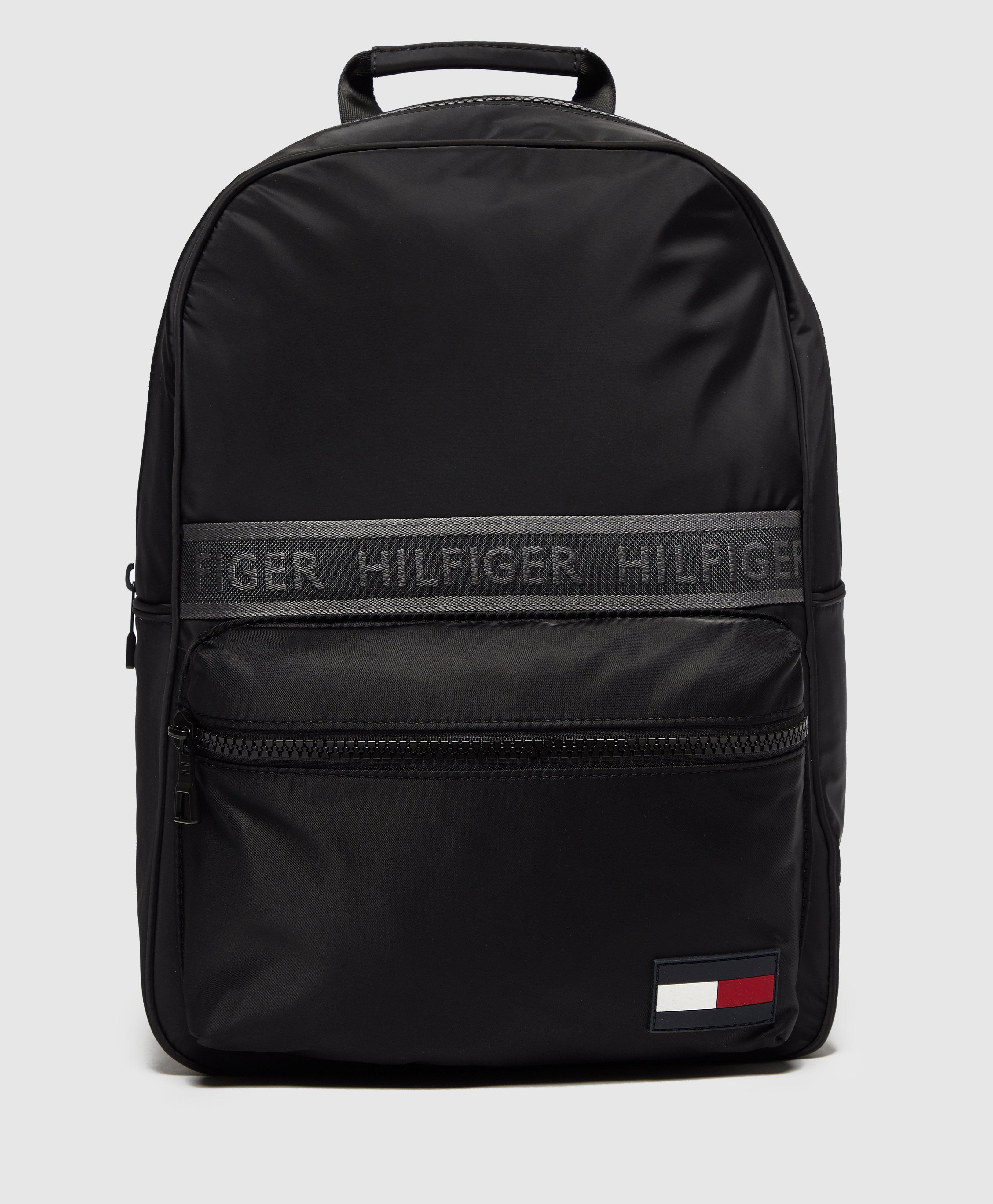 Tommy Hilfiger Tape Flag Backpack in Black for Men Lyst
