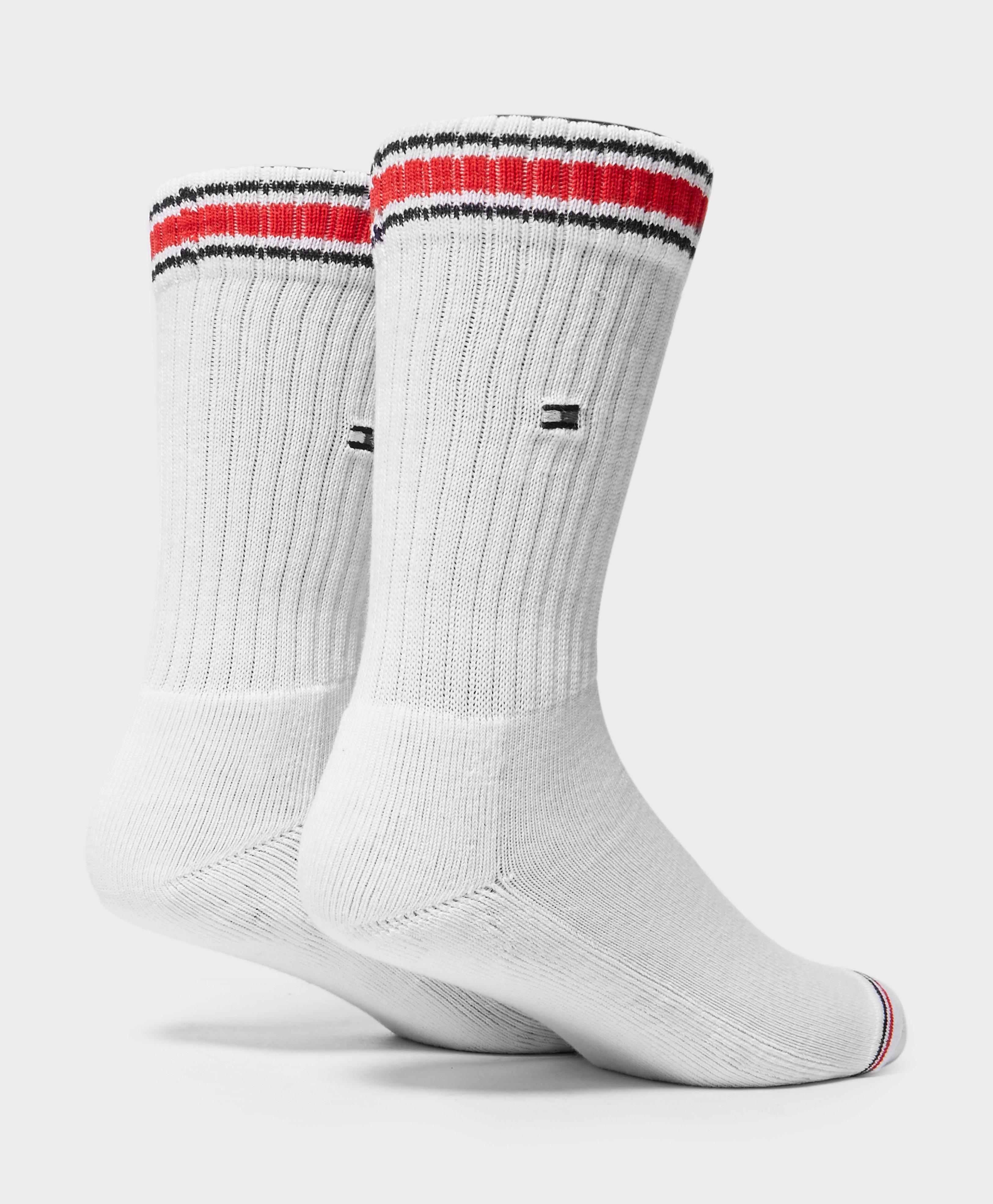 Lyst - Tommy Hilfiger 2-pack Crew Socks in White for Men