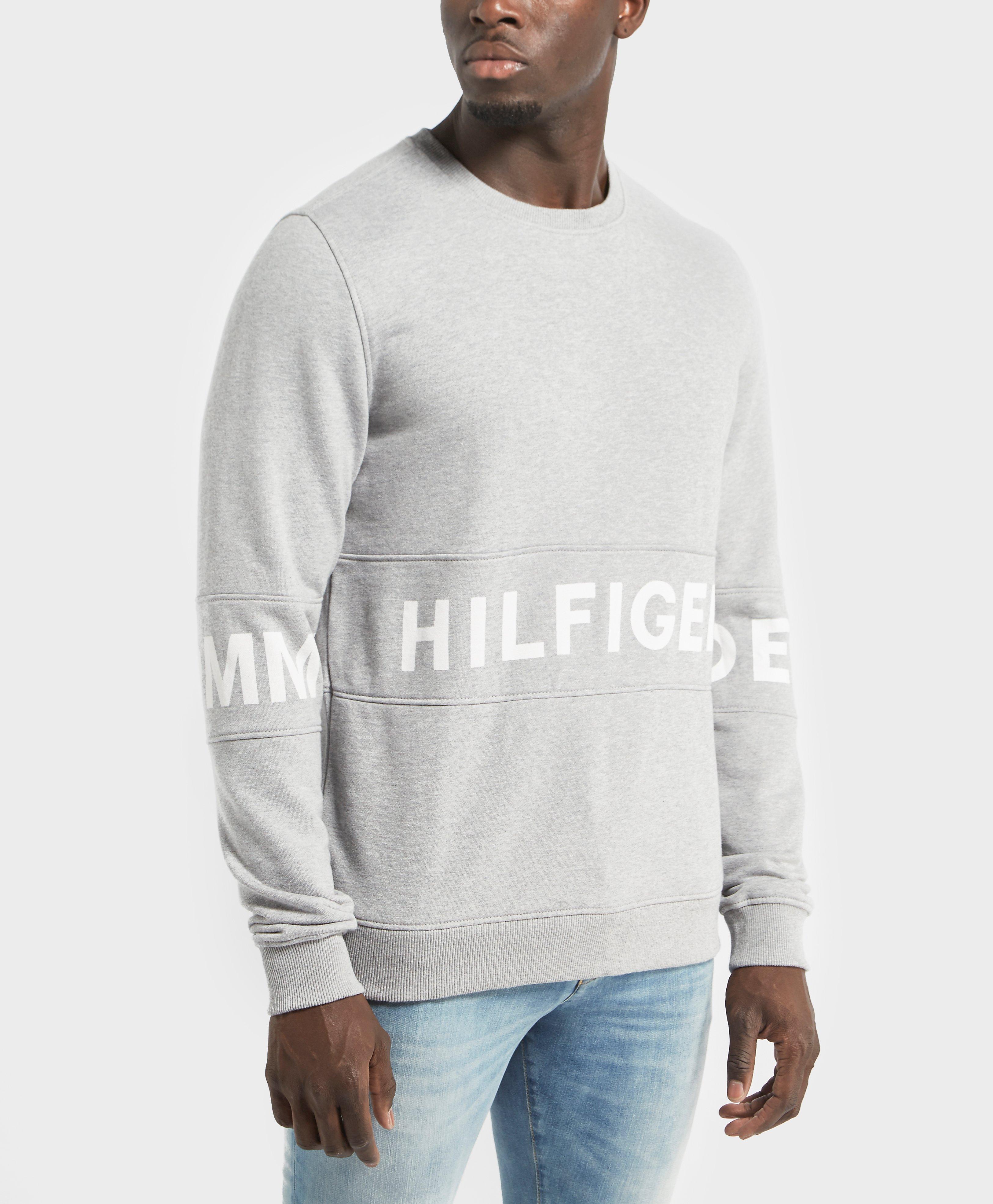 Lyst Tommy Hilfiger Panel Crew Neck Sweatshirt In Gray For Men Gallery