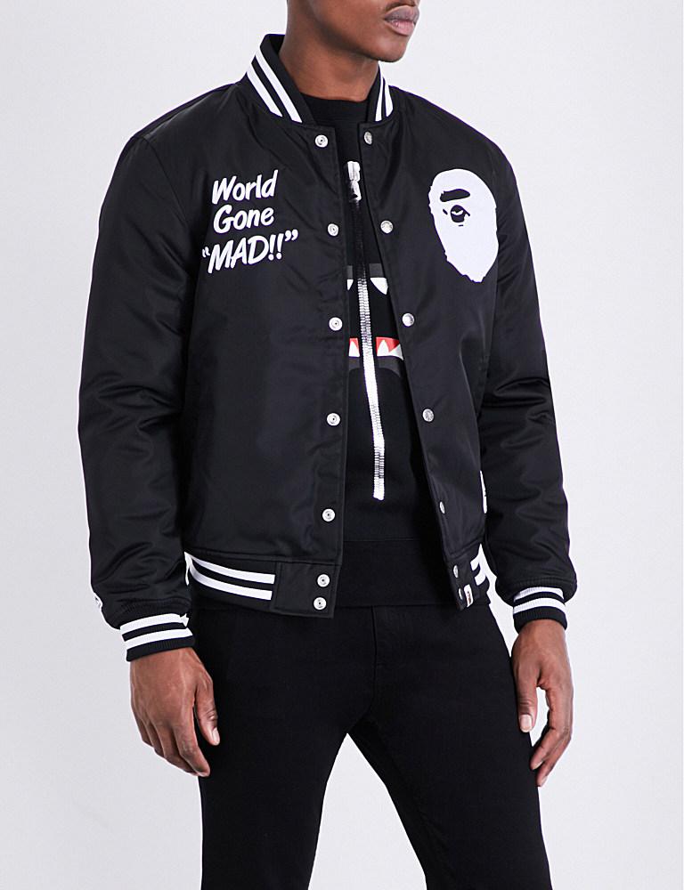 a bathing ape varsity jacket