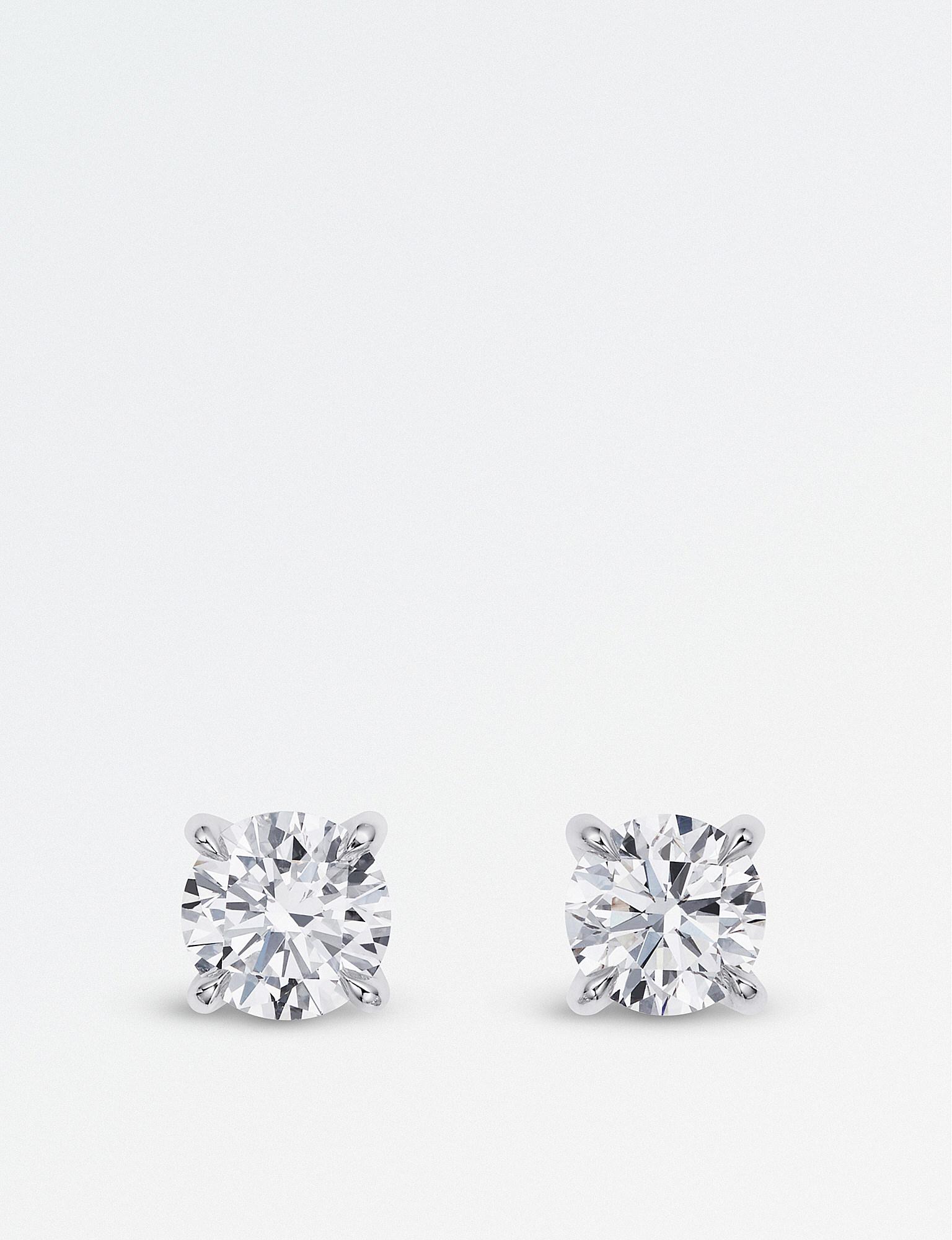 Lyst Bucherer Jewellery Joy 18ct White Gold Diamond Earrings In Bucherer Jewellery Women S Metallic Joy 18ct White Gold Diamond Earrings